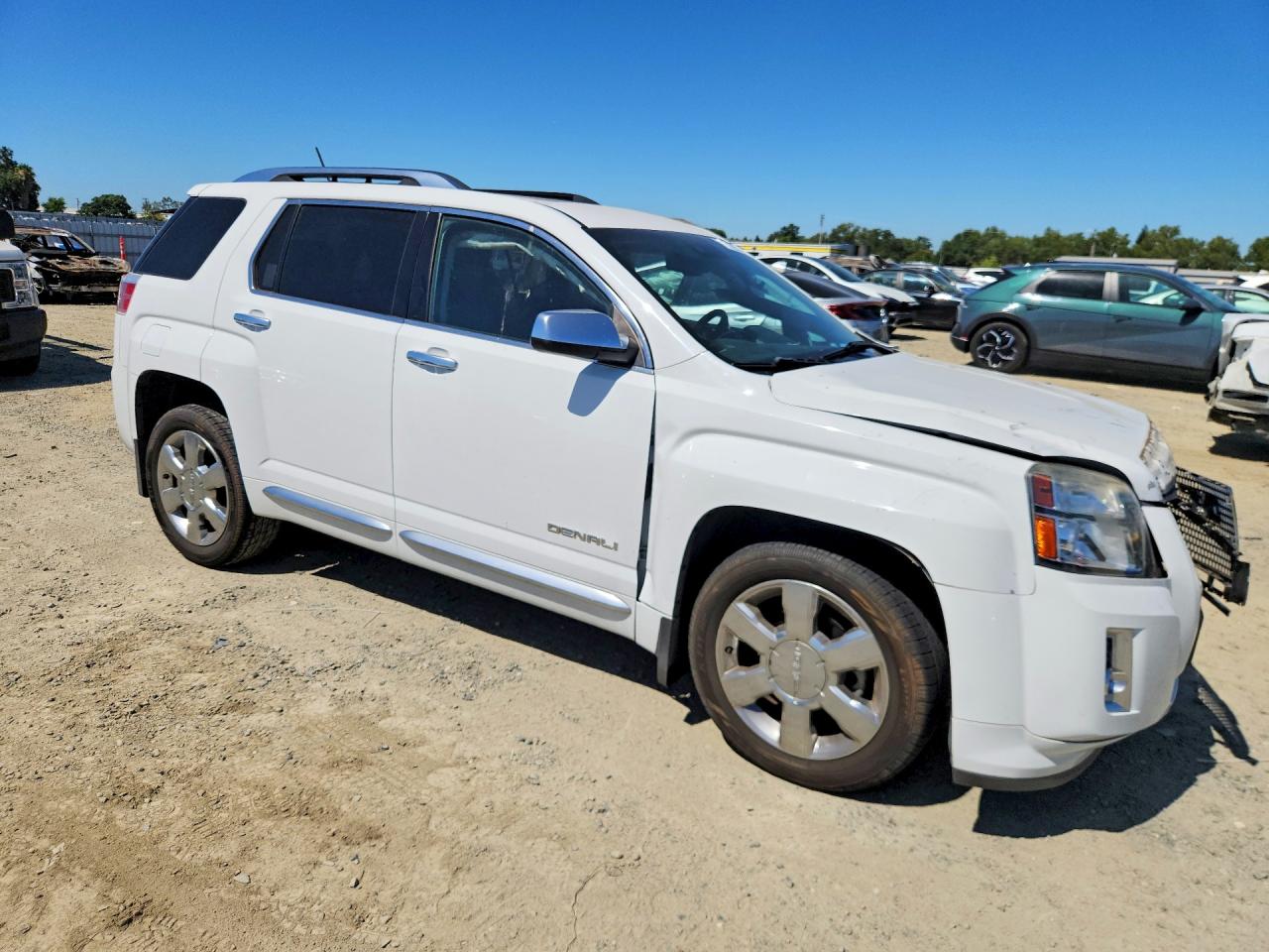 2015 Gmc Terrain Denali Silver vin: 2GKFLUE33F6416351