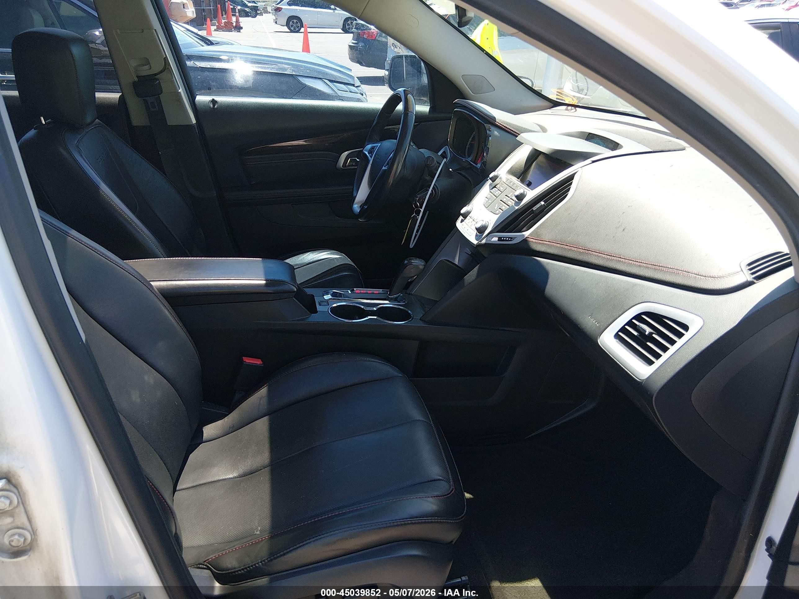 2014 Gmc Terrain Denali White vin: 2GKFLUE34E6159392