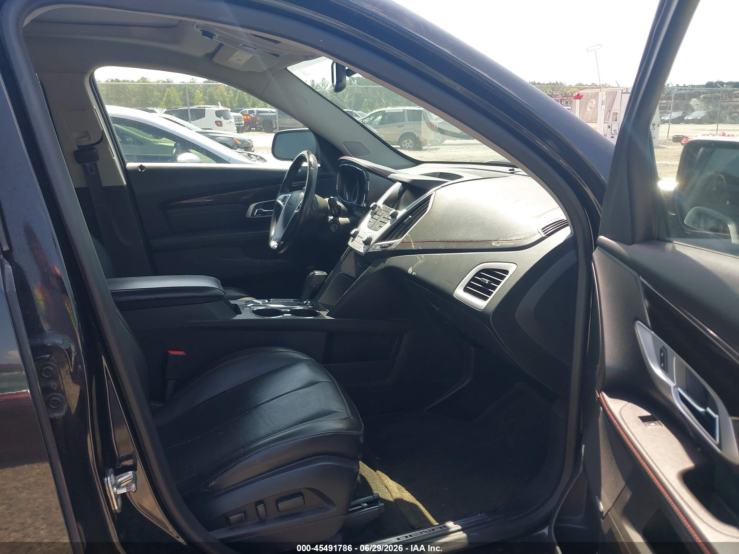 2015 Gmc Terrain Denali Black vin: 2GKFLUE34F6252835