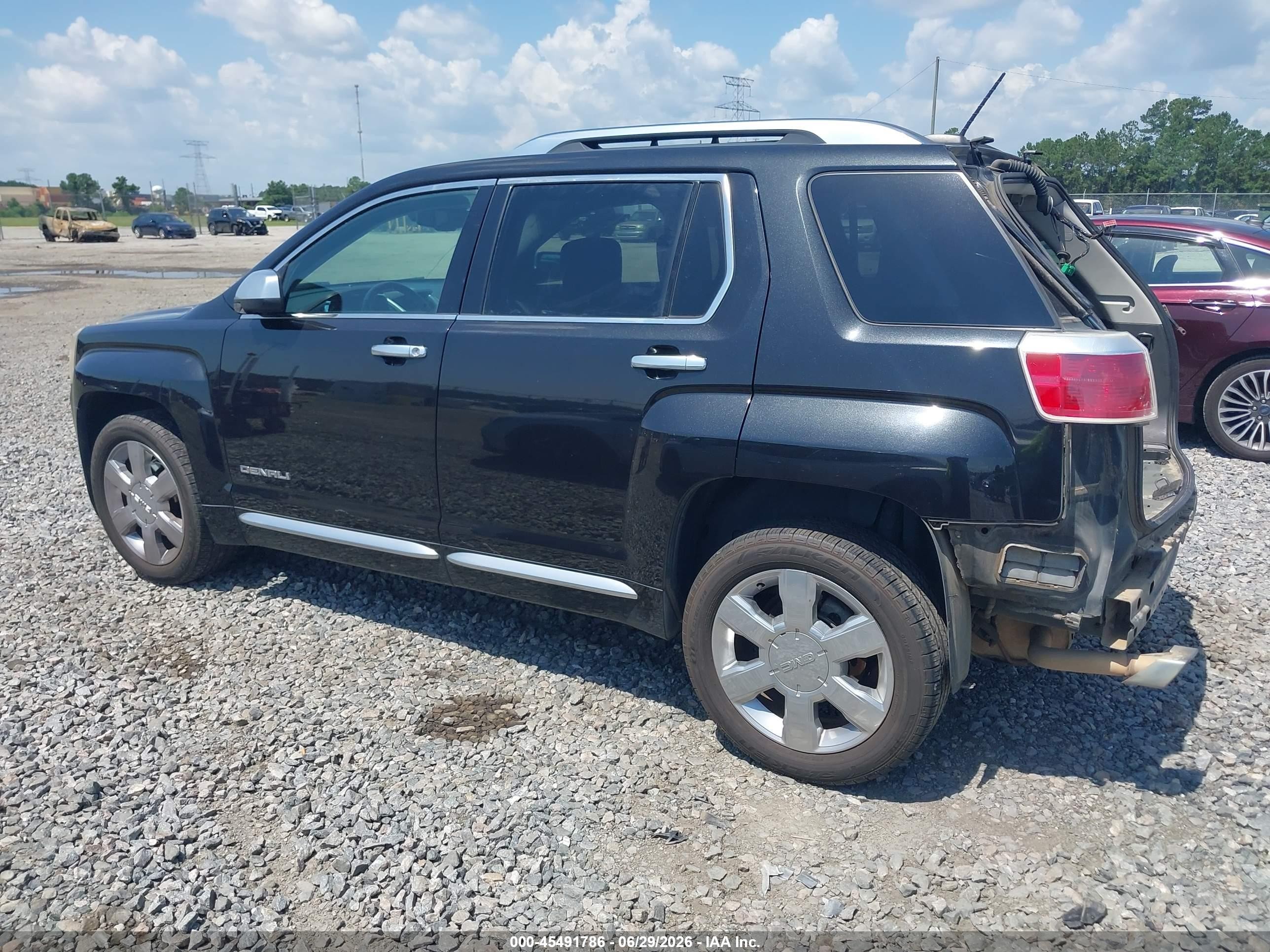 2015 Gmc Terrain Denali Black vin: 2GKFLUE34F6252835