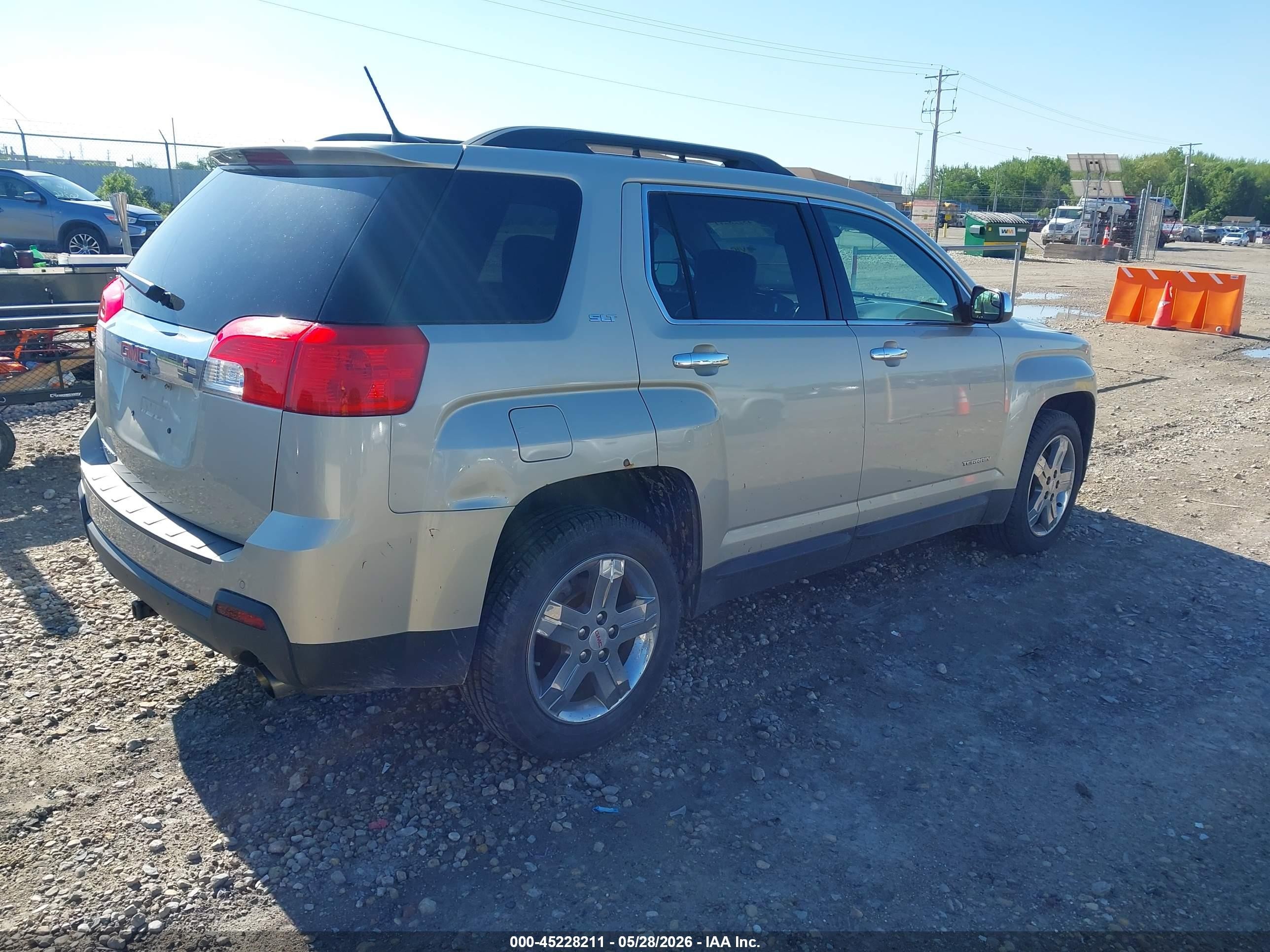 2013 Gmc Terrain Slt-1 Gold vin: 2GKFLUE36D6208154