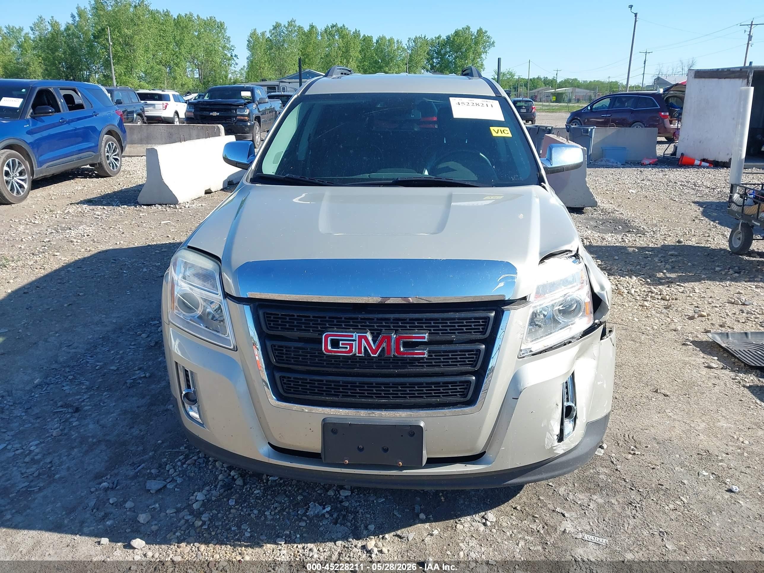 2013 Gmc Terrain Slt-1 Gold vin: 2GKFLUE36D6208154