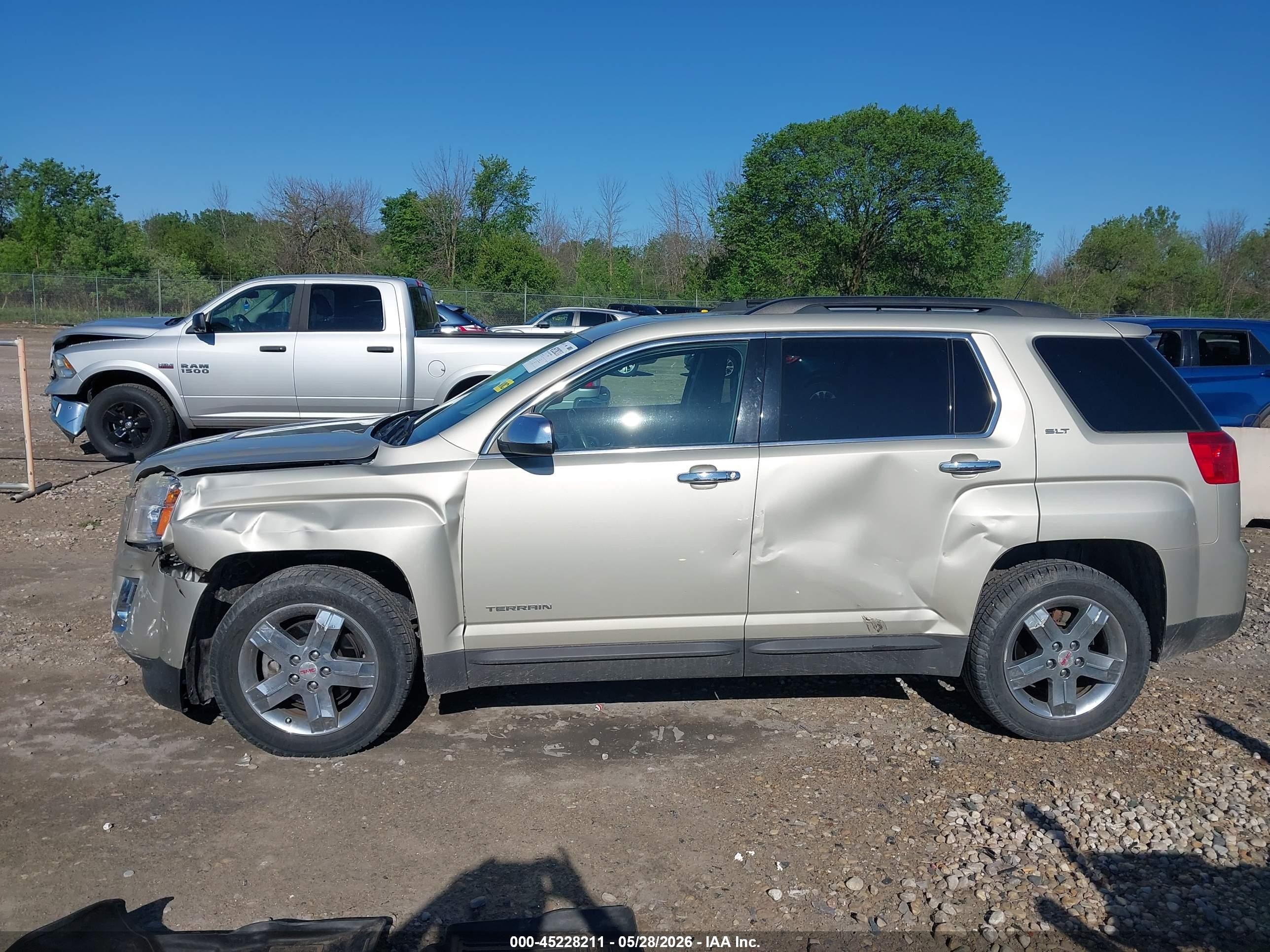 2013 Gmc Terrain Slt-1 Gold vin: 2GKFLUE36D6208154