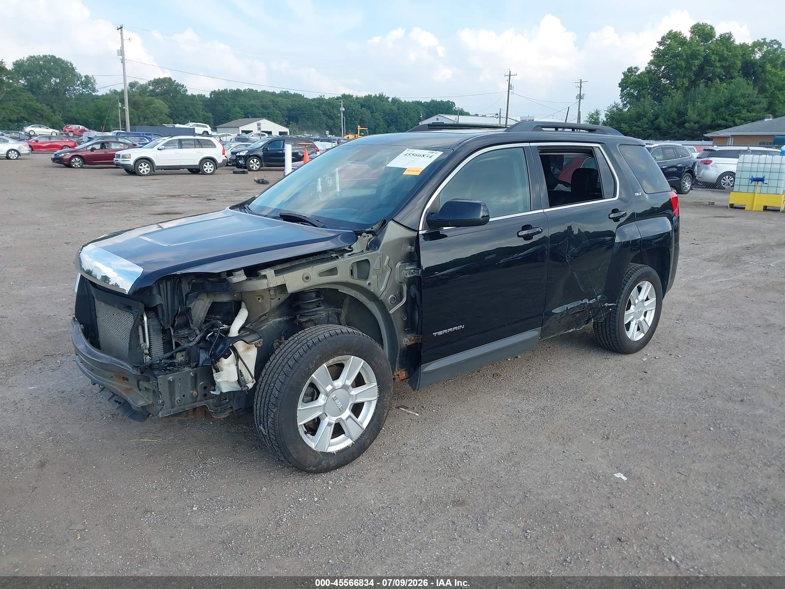 2013 Gmc Terrain Slt-1 Черный vin: 2GKFLUE36D6319576