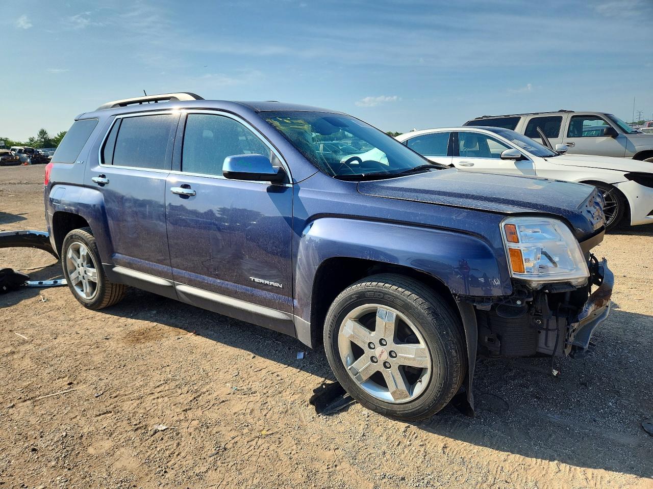 2013 Gmc Terrain Slt Синий vin: 2GKFLUE37D6384162