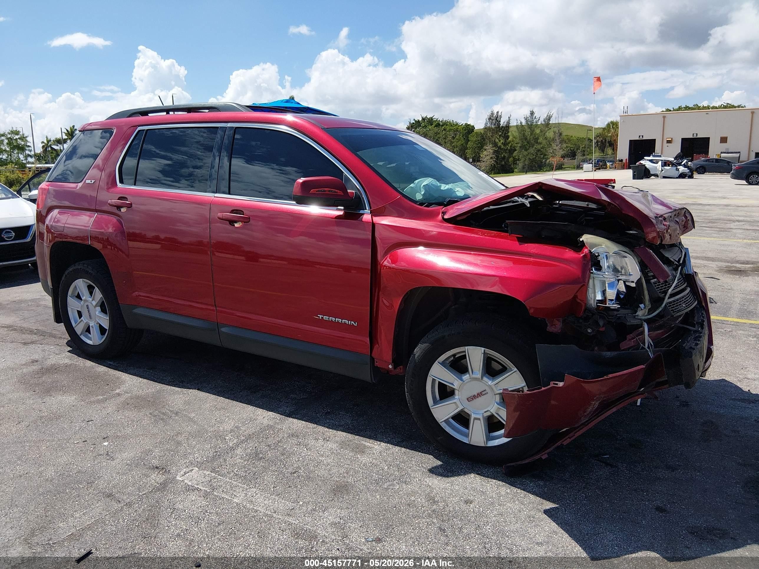 2013 Gmc Terrain Slt-1 Red vin: 2GKFLUE38D6306683