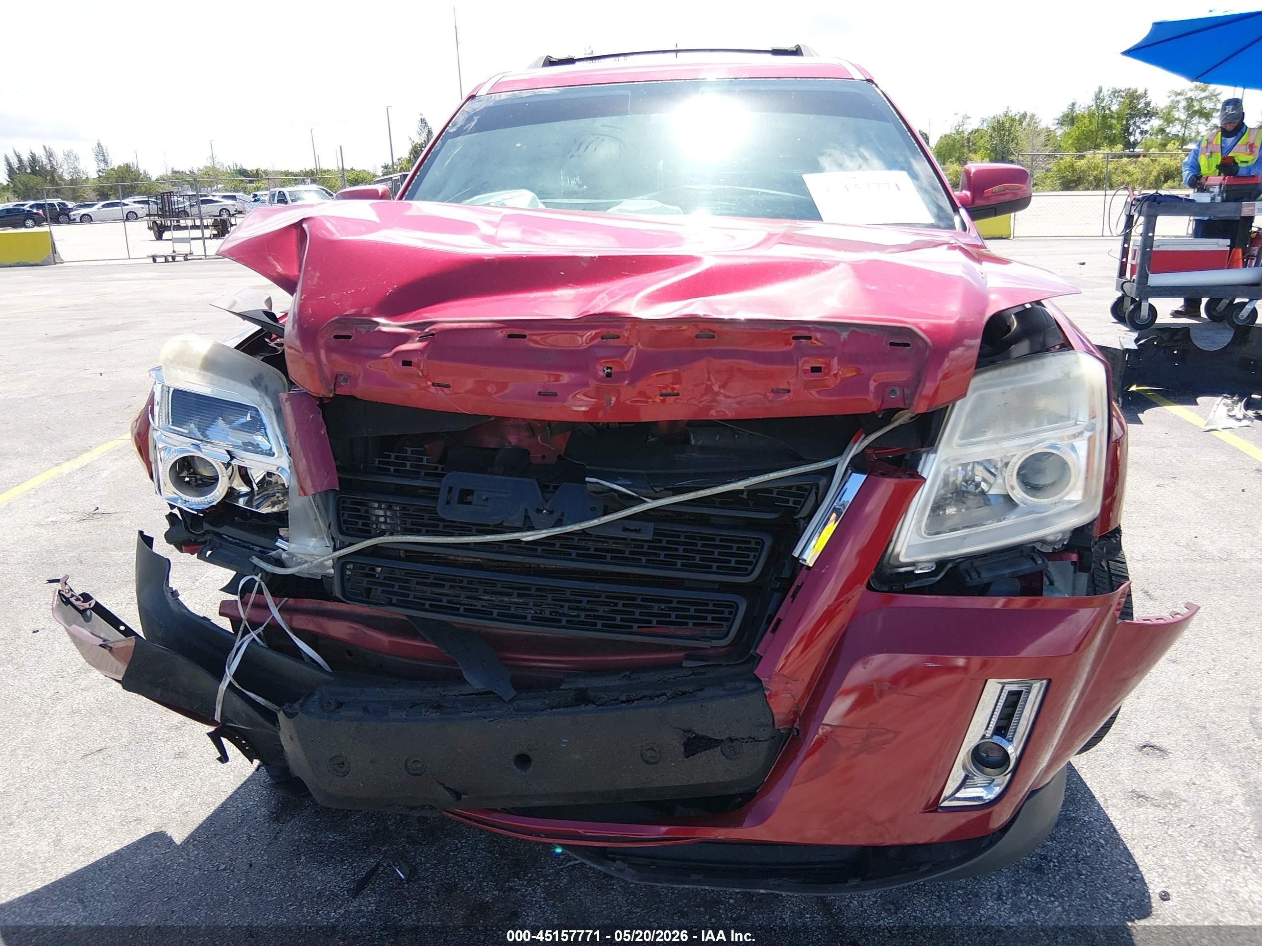2013 Gmc Terrain Slt-1 Red vin: 2GKFLUE38D6306683