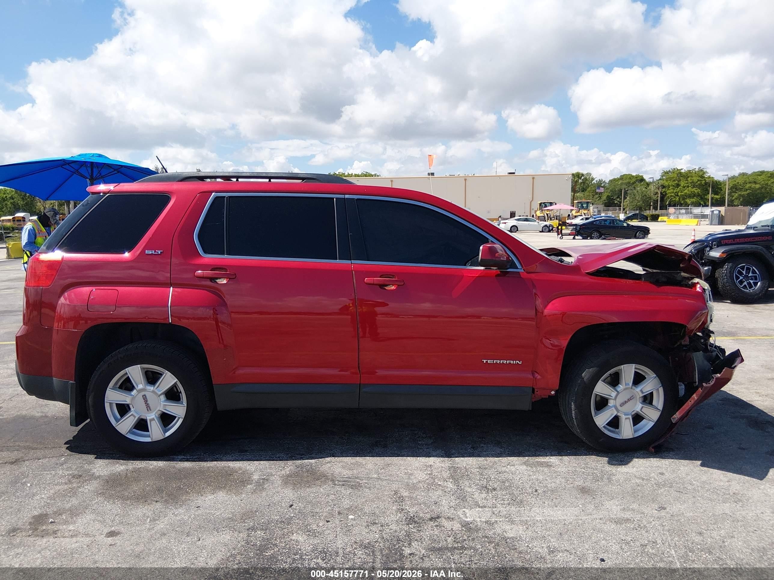 2013 Gmc Terrain Slt-1 Red vin: 2GKFLUE38D6306683
