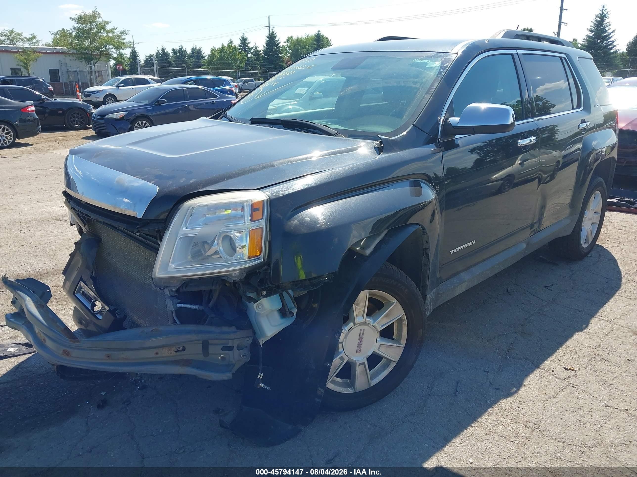 2013 Gmc Terrain Slt-1 Black vin: 2GKFLUE38D6316615