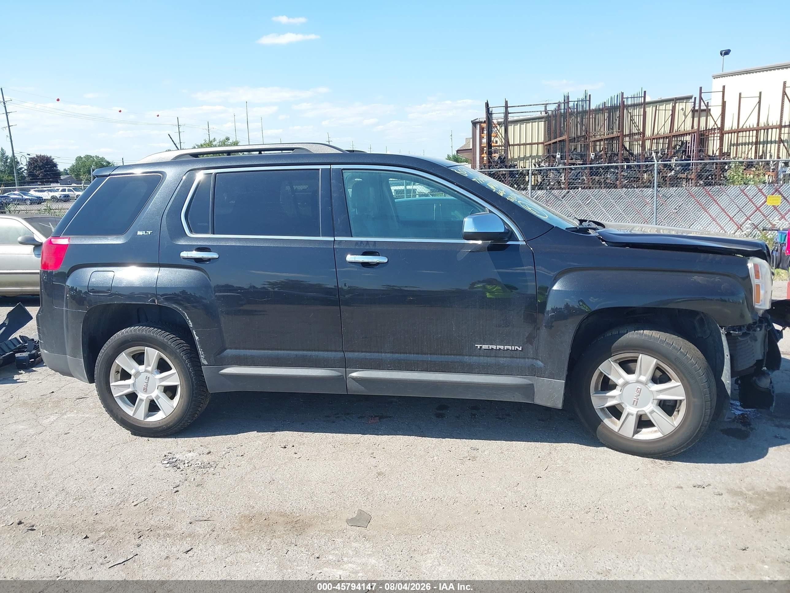 2013 Gmc Terrain Slt-1 Black vin: 2GKFLUE38D6316615