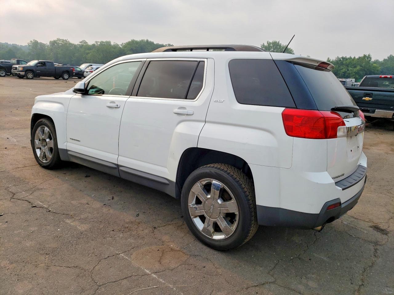 2013 Gmc Terrain Slt White vin: 2GKFLUE38D6367502