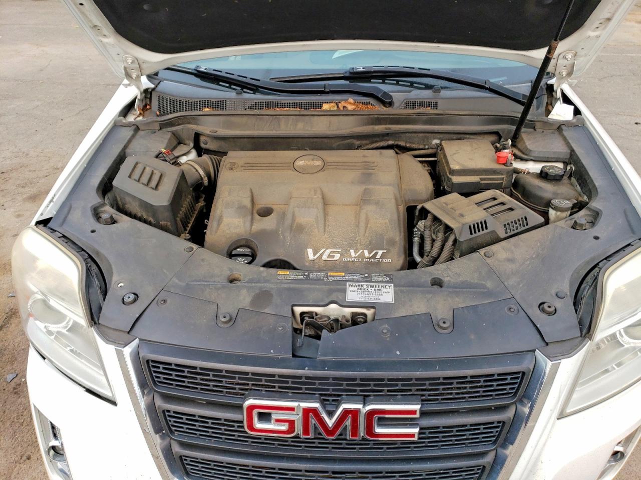 2013 Gmc Terrain Slt White vin: 2GKFLUE38D6367502