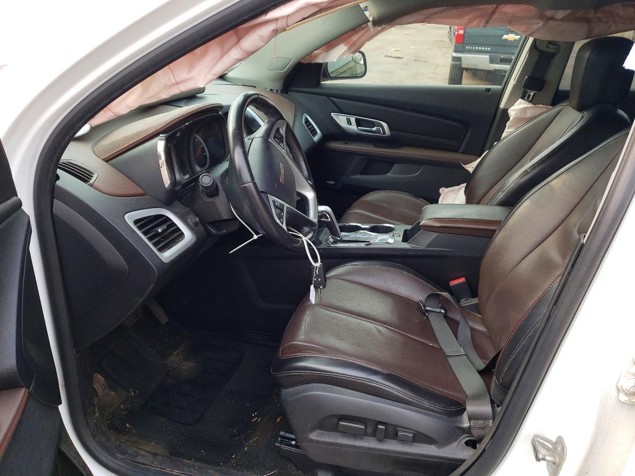 2013 Gmc Terrain Slt White vin: 2GKFLUE38D6367502