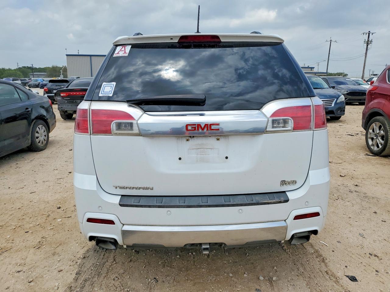 2015 Gmc Terrain Denali White vin: 2GKFLUE38F6319193