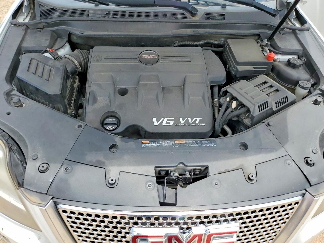 2015 Gmc Terrain Denali White vin: 2GKFLUE38F6319193