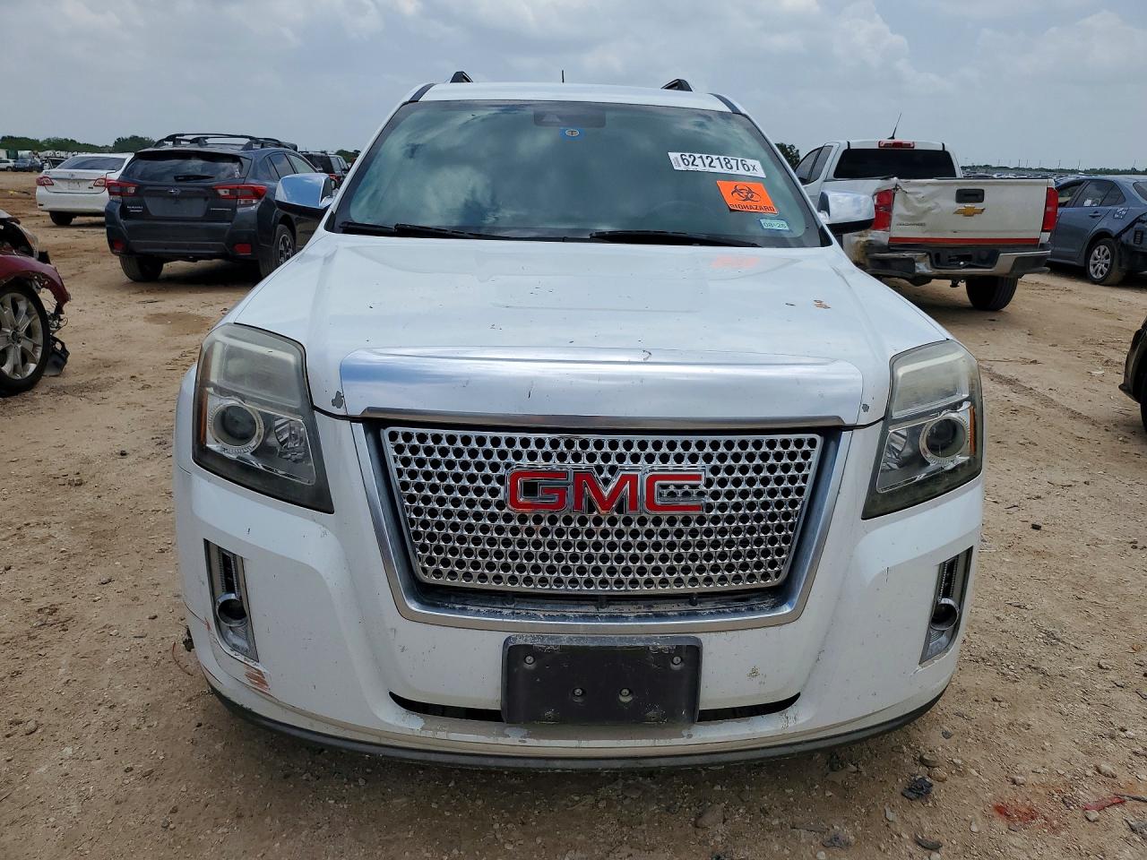 2015 Gmc Terrain Denali White vin: 2GKFLUE38F6319193