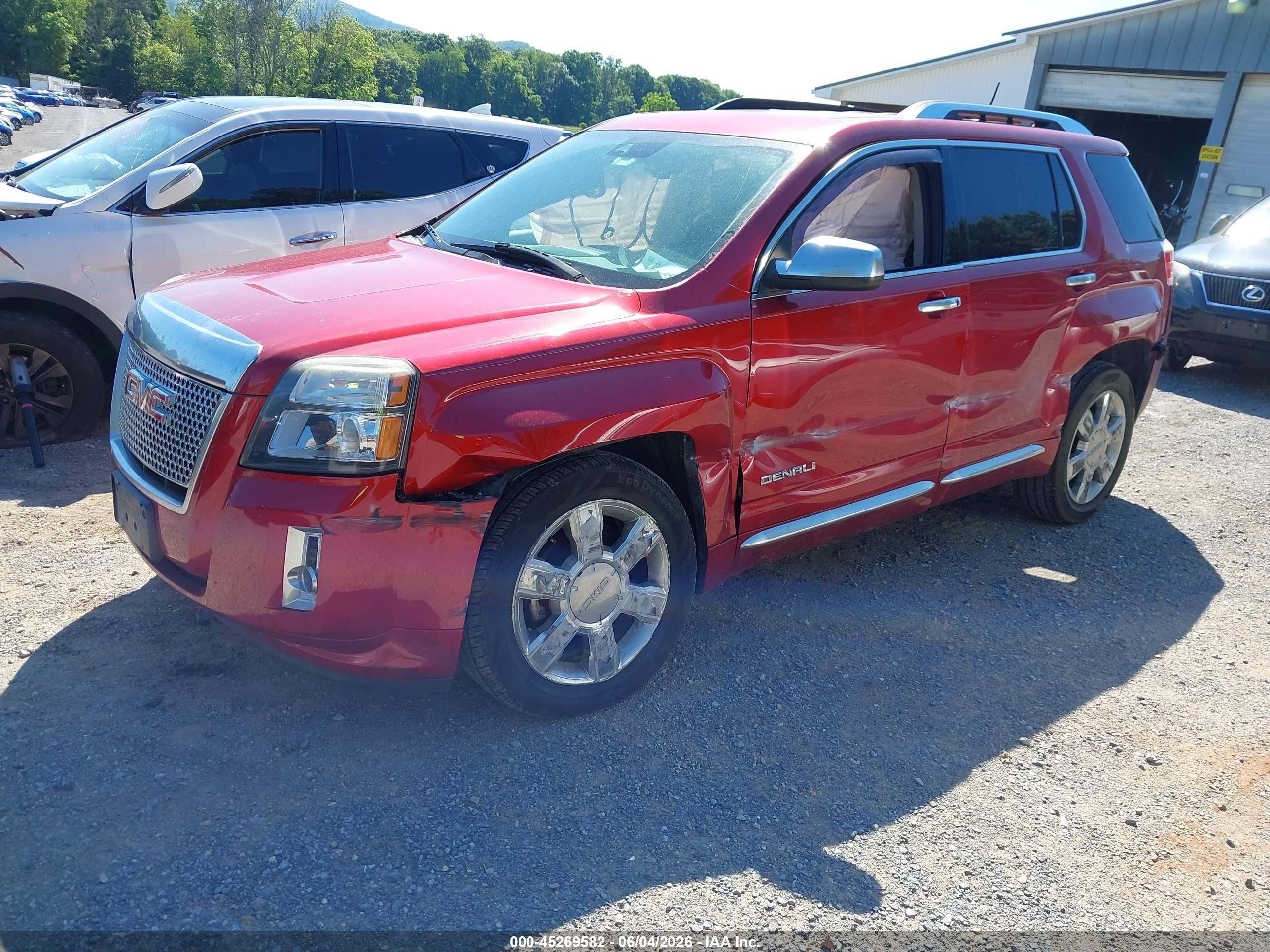 2015 Gmc Terrain Denali Red vin: 2GKFLUE38F6356437