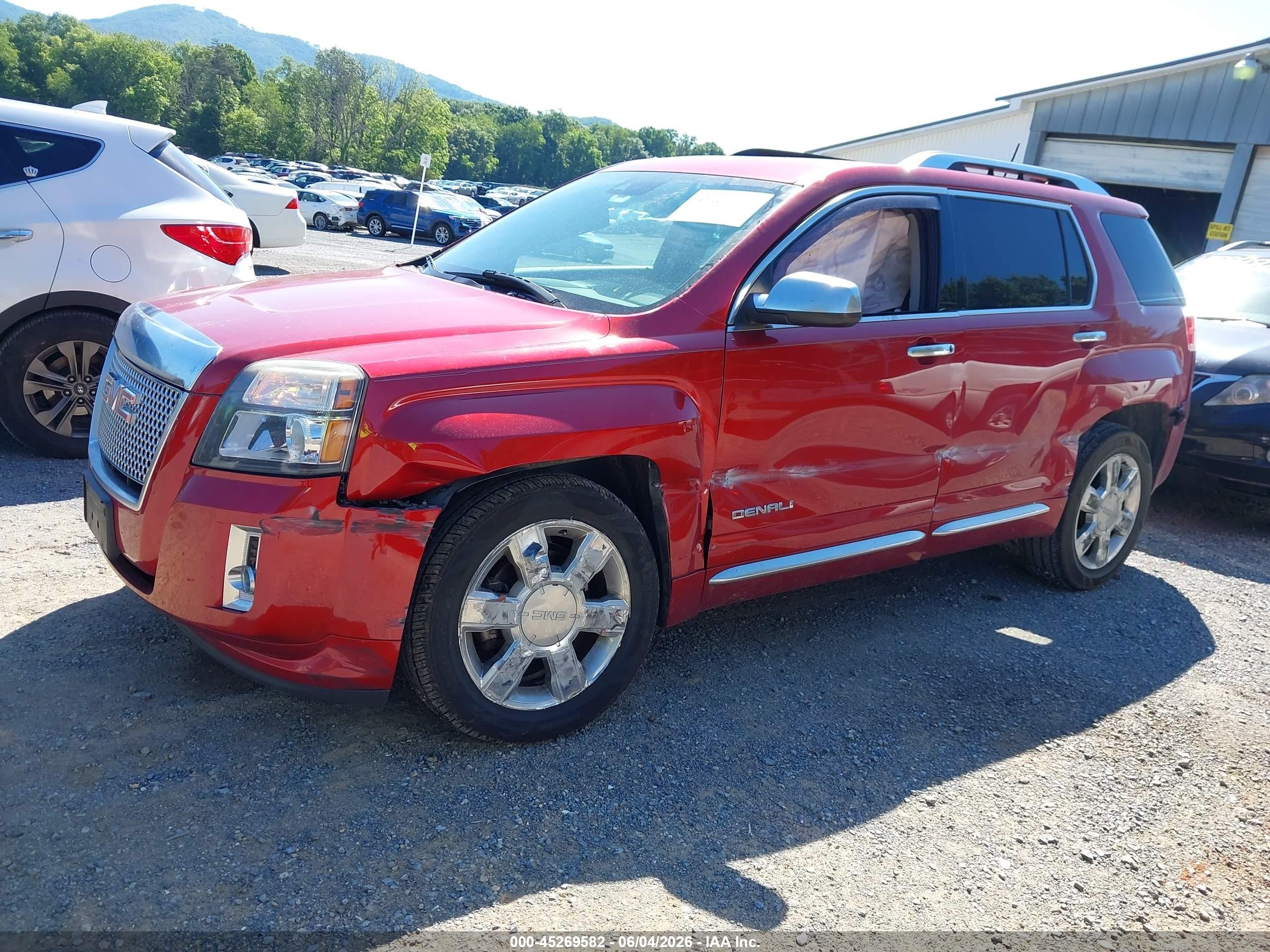 2015 Gmc Terrain Denali Red vin: 2GKFLUE38F6356437