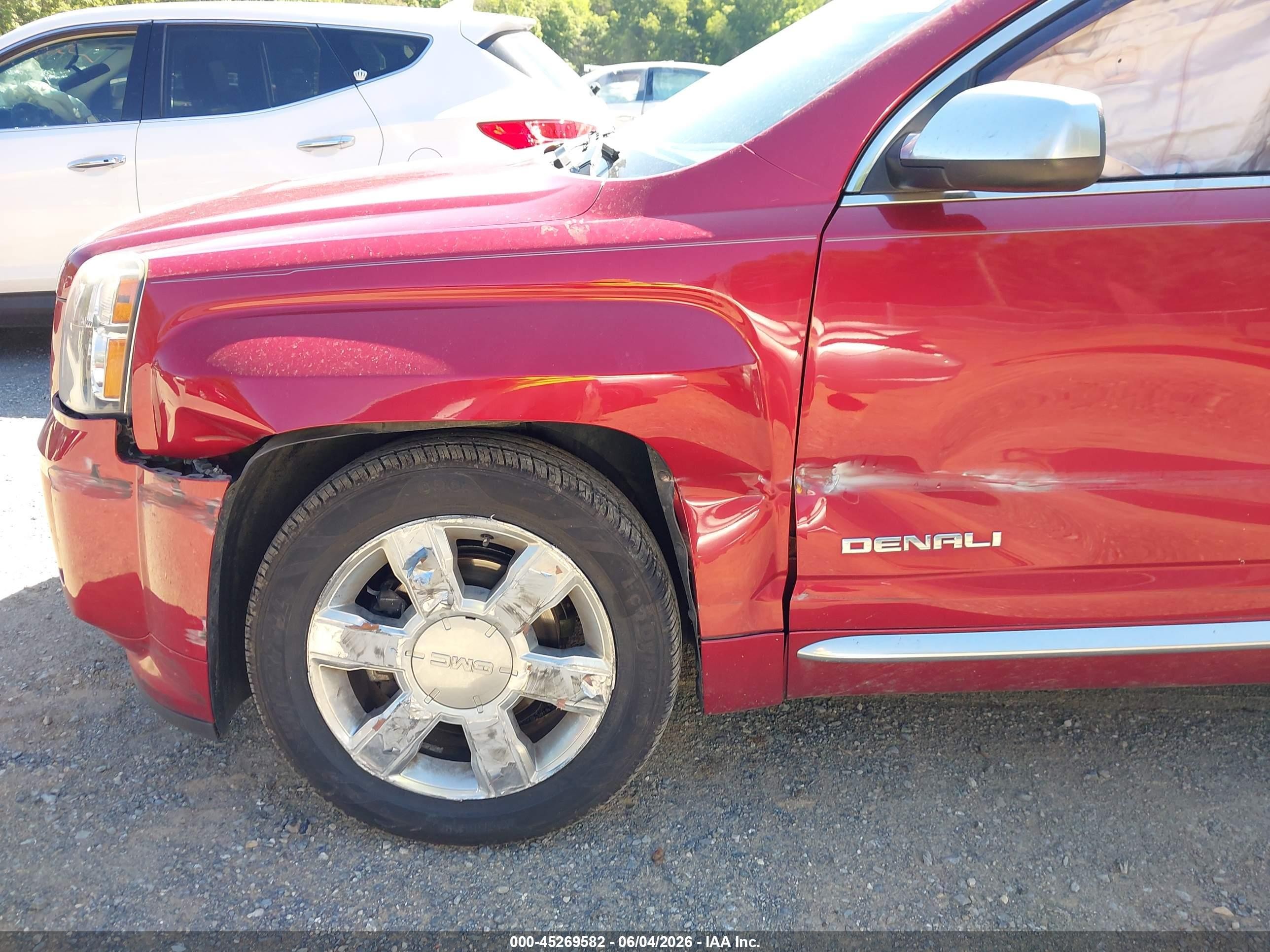 2015 Gmc Terrain Denali Red vin: 2GKFLUE38F6356437