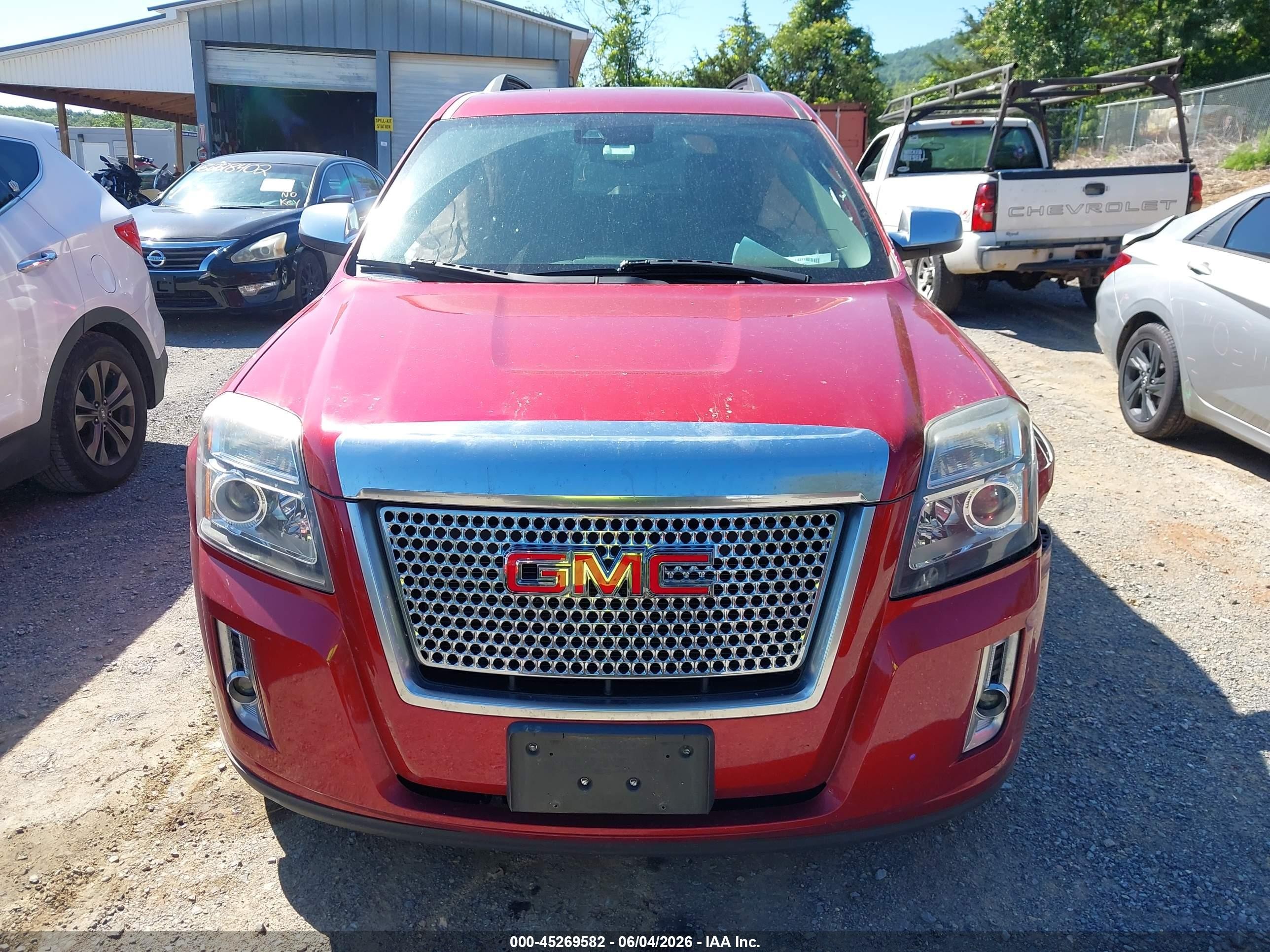 2015 Gmc Terrain Denali Red vin: 2GKFLUE38F6356437