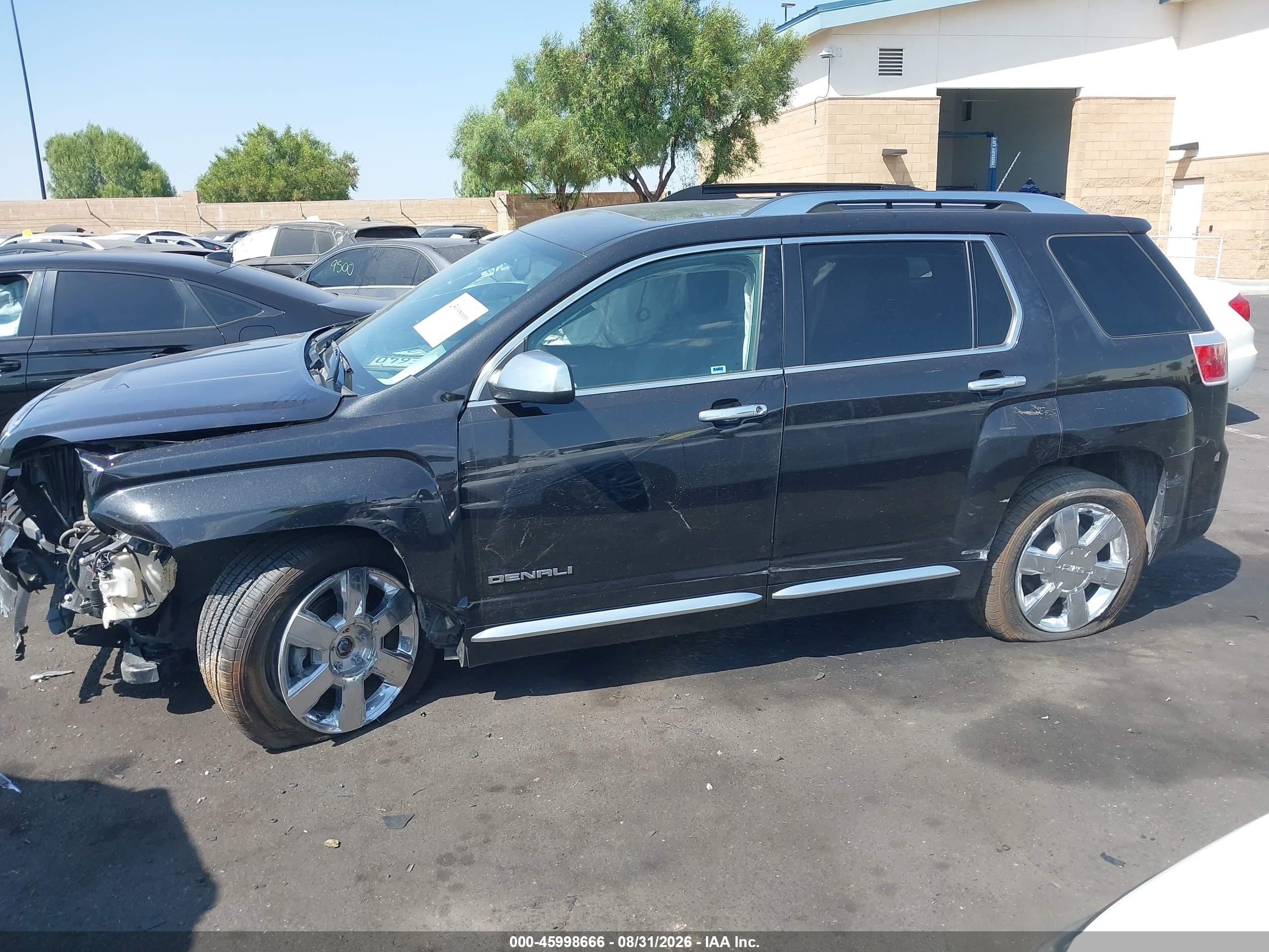 2015 Gmc Terrain Denali Черный vin: 2GKFLUE39F6119049