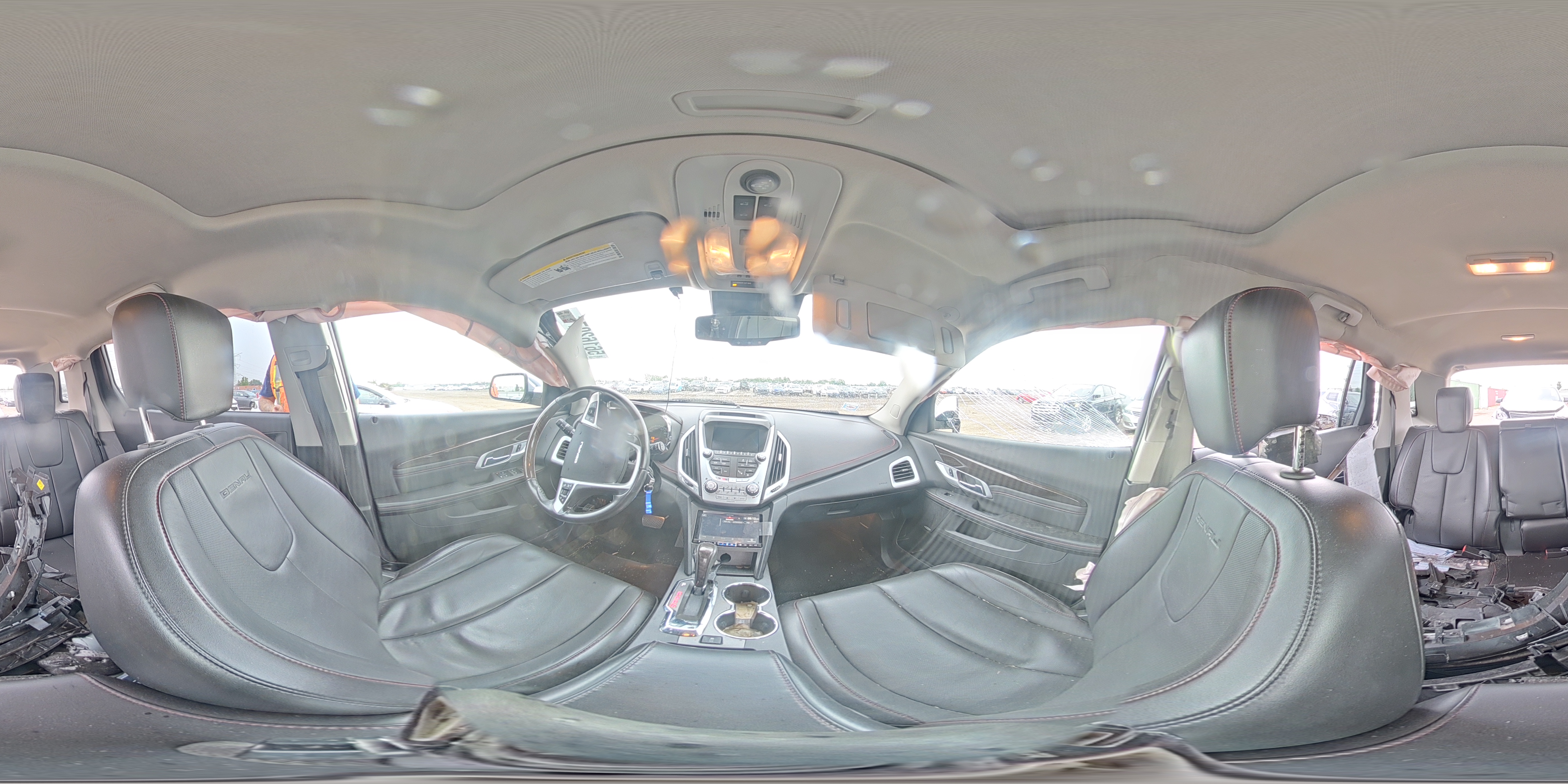 2014 Gmc Terrain Denali Black vin: 2GKFLUE3XE6121505