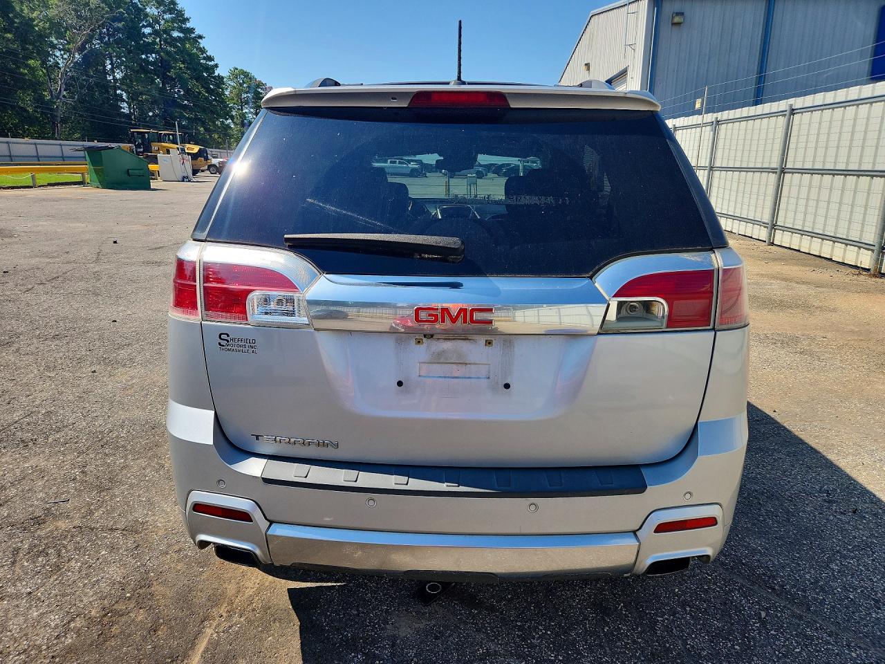 2015 Gmc Terrain Denali Silver vin: 2GKFLUE3XF6202621