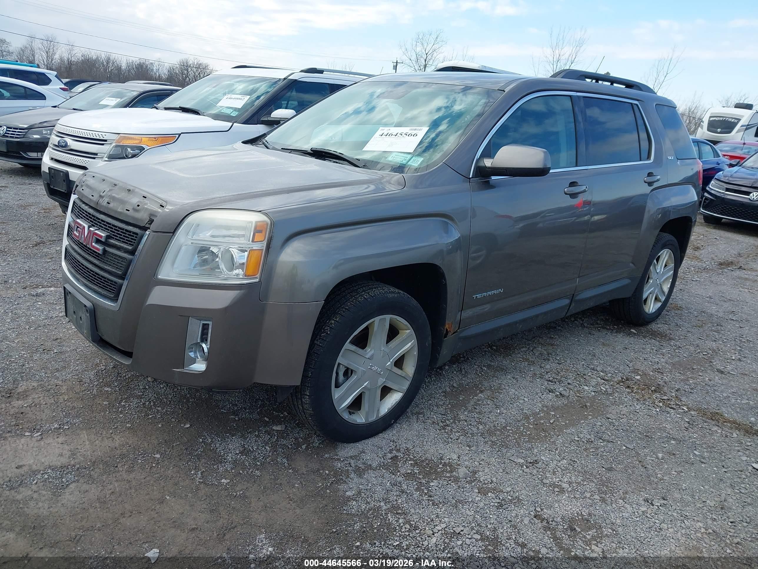 2012 Gmc Terrain Slt-1 Gray vin: 2GKFLUE53C6369593