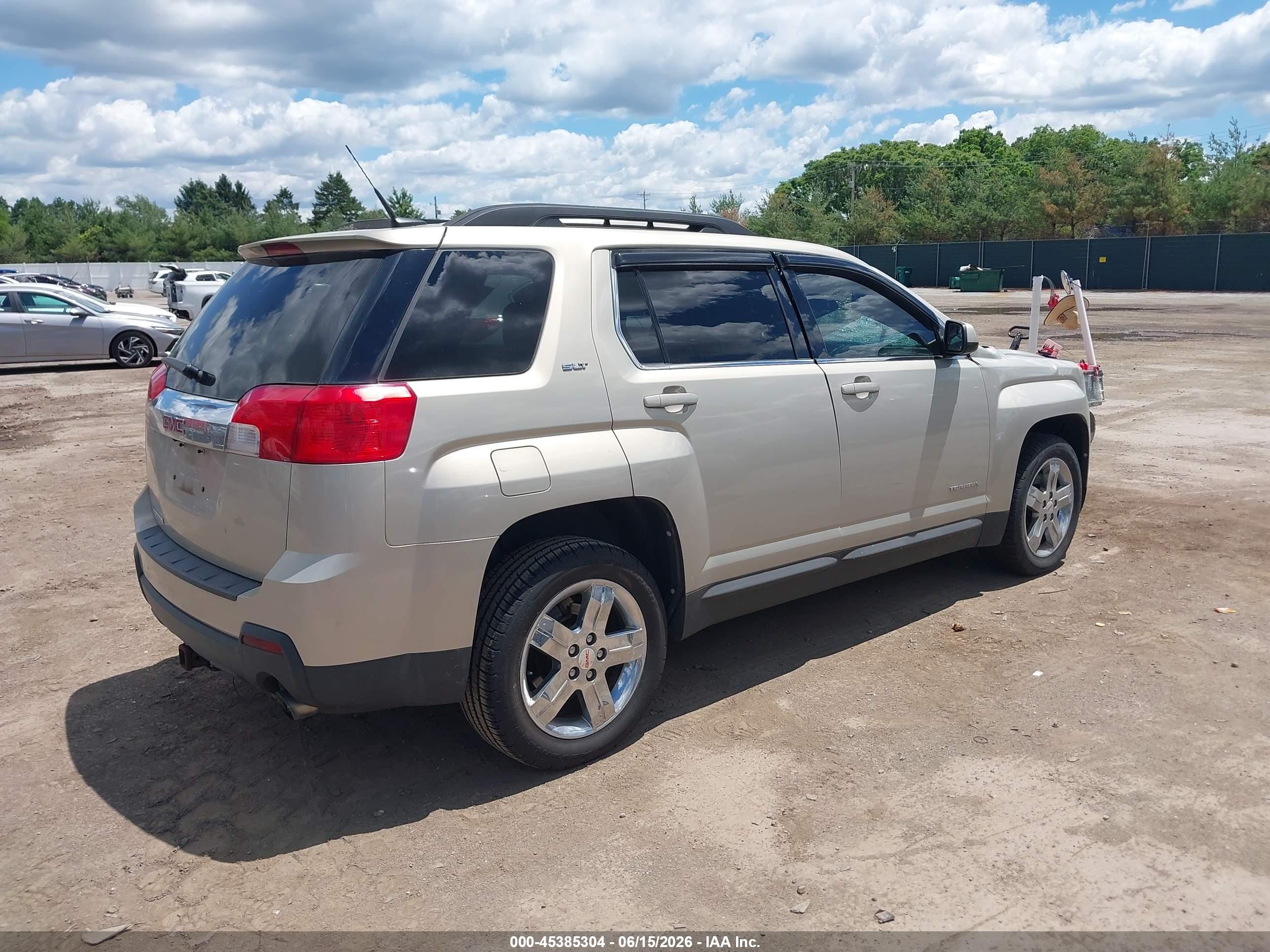 2012 Gmc Terrain Slt-1 Champagne vin: 2GKFLUE55C6293455