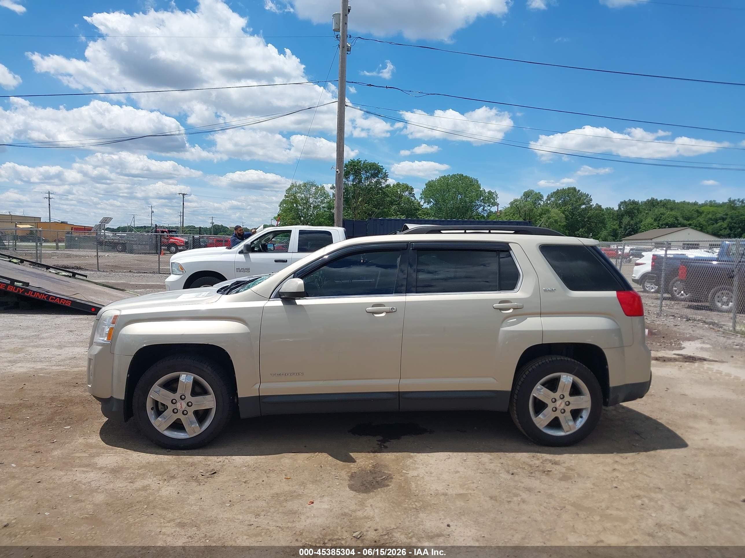2012 Gmc Terrain Slt-1 Champagne vin: 2GKFLUE55C6293455