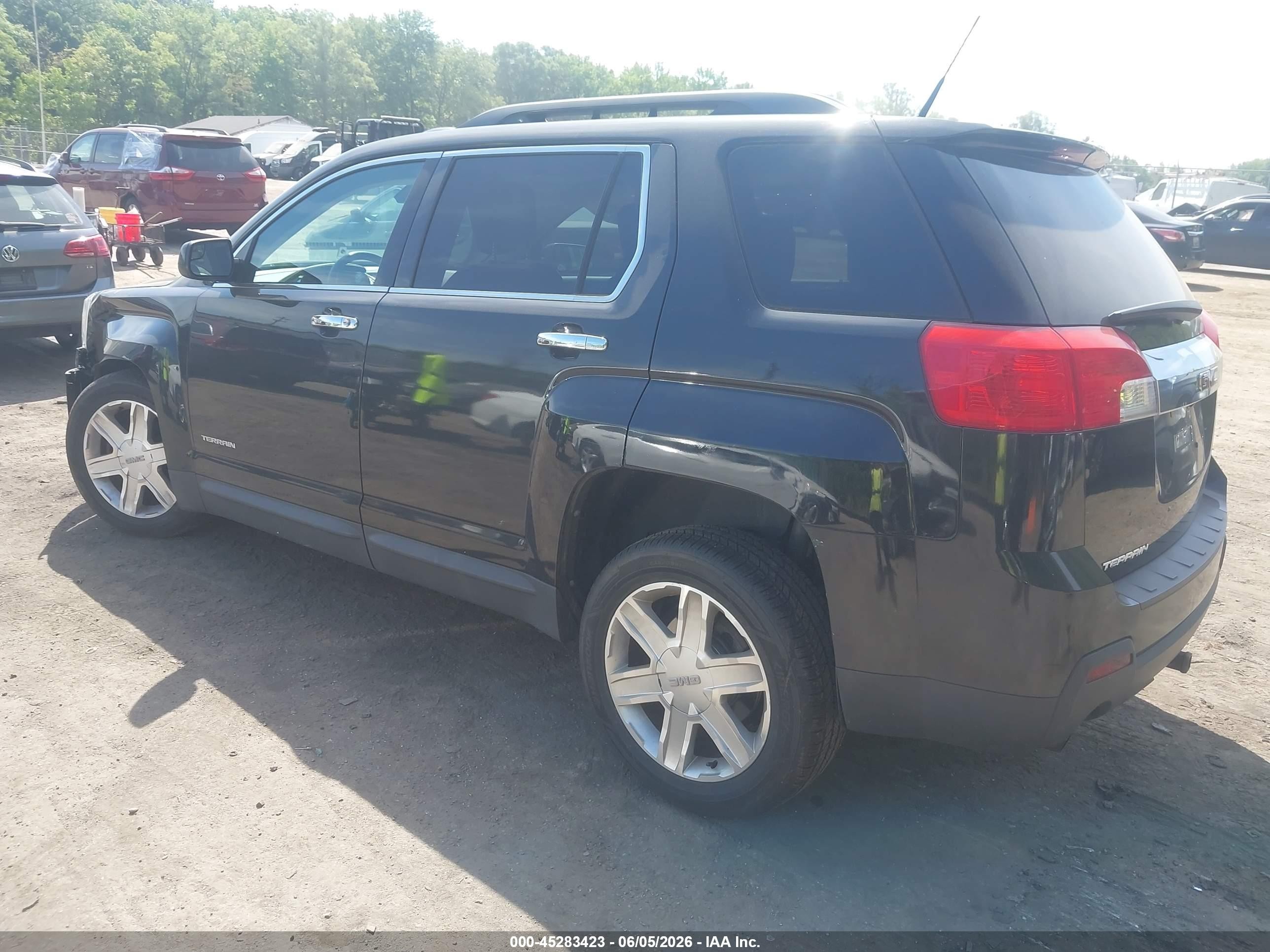 2012 Gmc Terrain Slt-1 Black vin: 2GKFLUE58C6211203