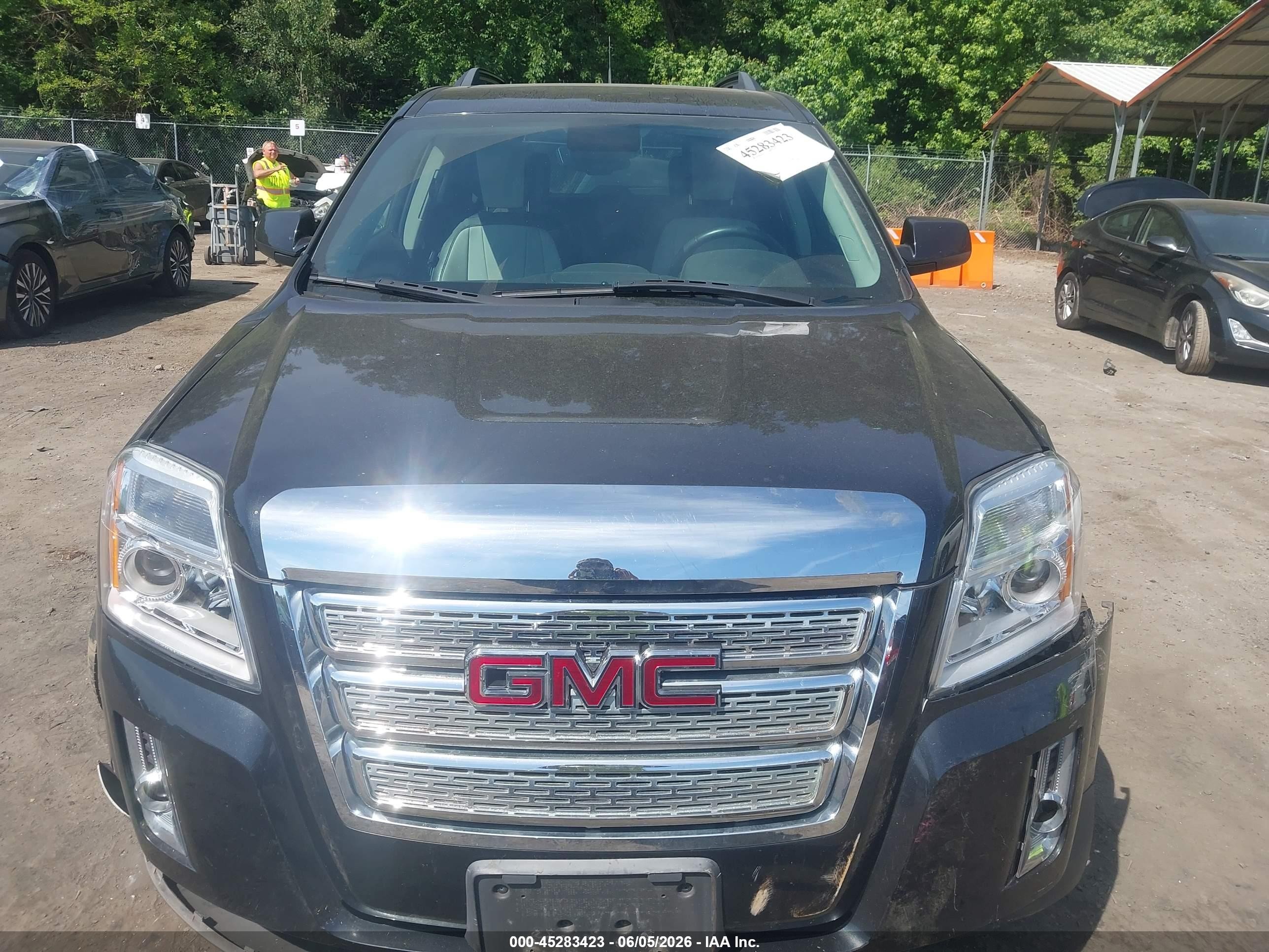 2012 Gmc Terrain Slt-1 Black vin: 2GKFLUE58C6211203