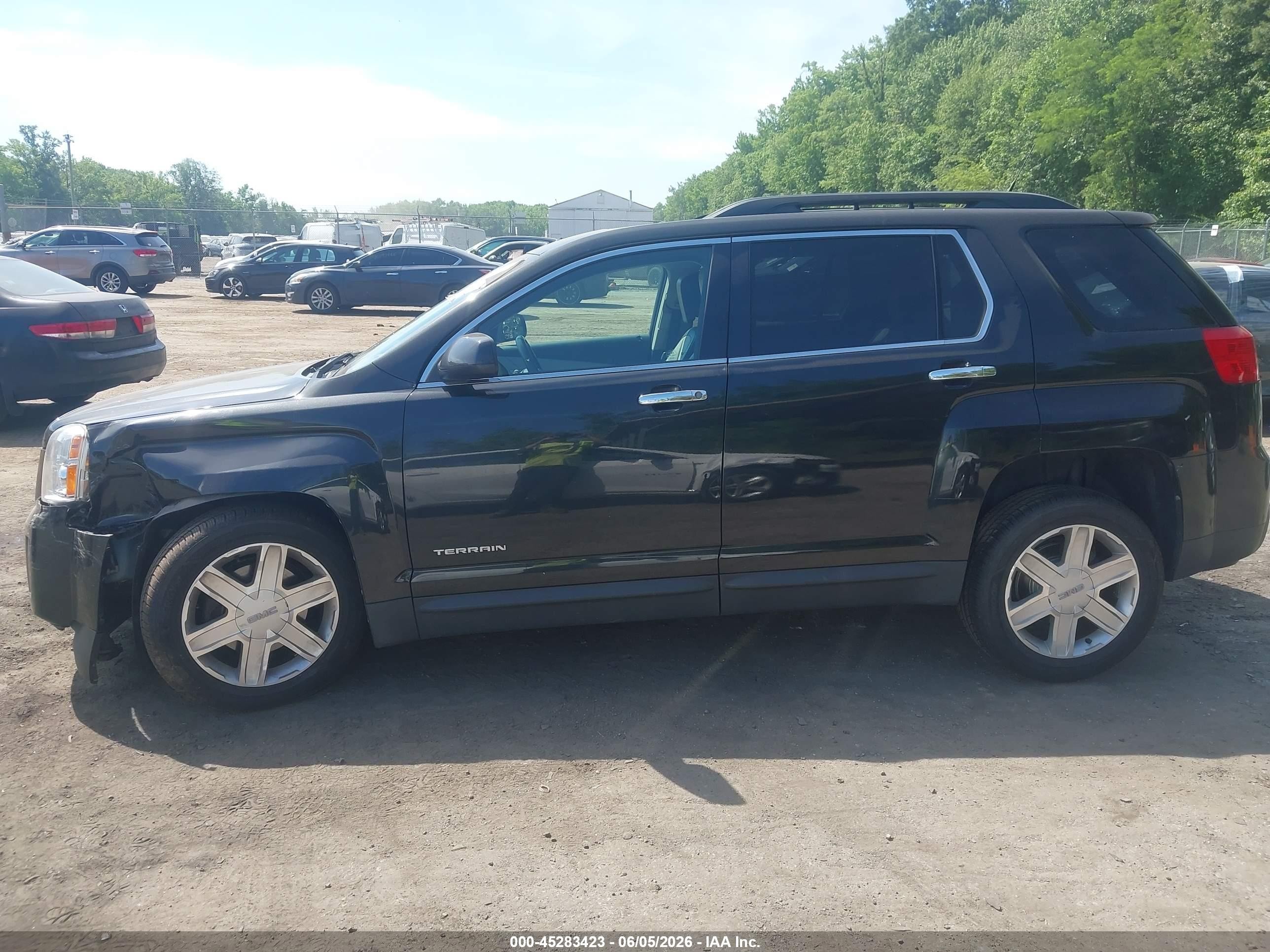2012 Gmc Terrain Slt-1 Black vin: 2GKFLUE58C6211203