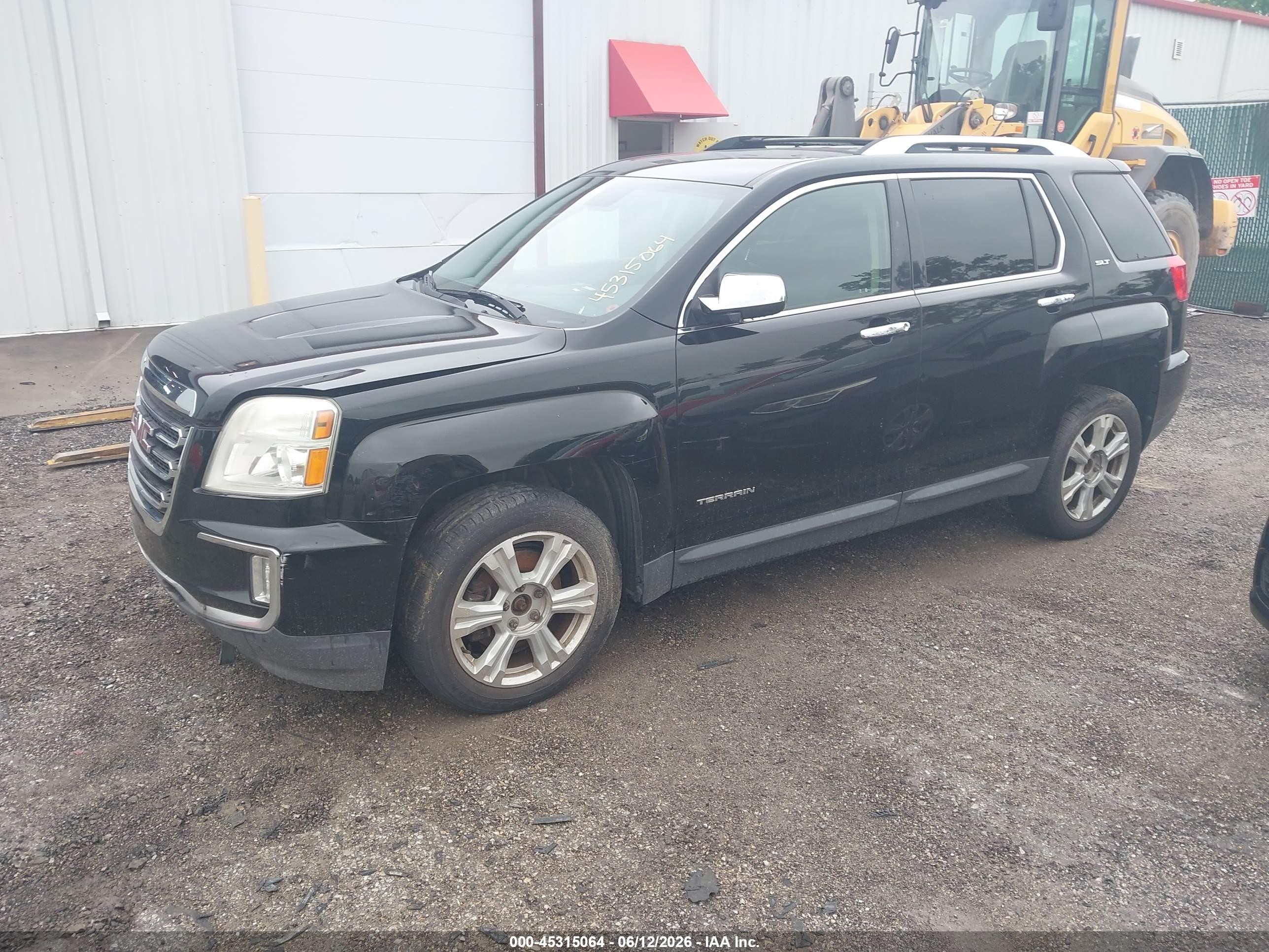 2017 Gmc Terrain Slt Black vin: 2GKFLUEK1H6300463