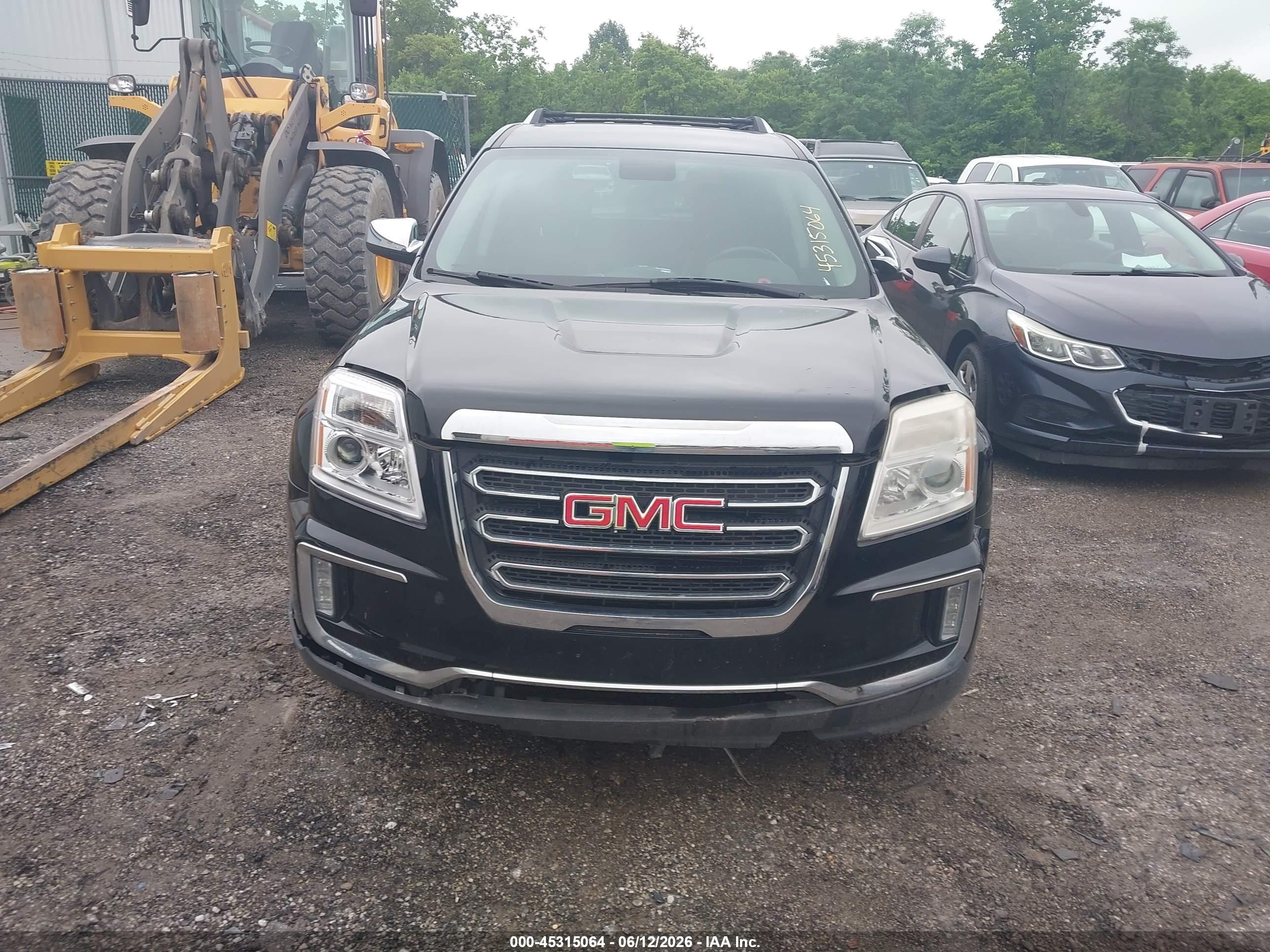 2017 Gmc Terrain Slt Black vin: 2GKFLUEK1H6300463