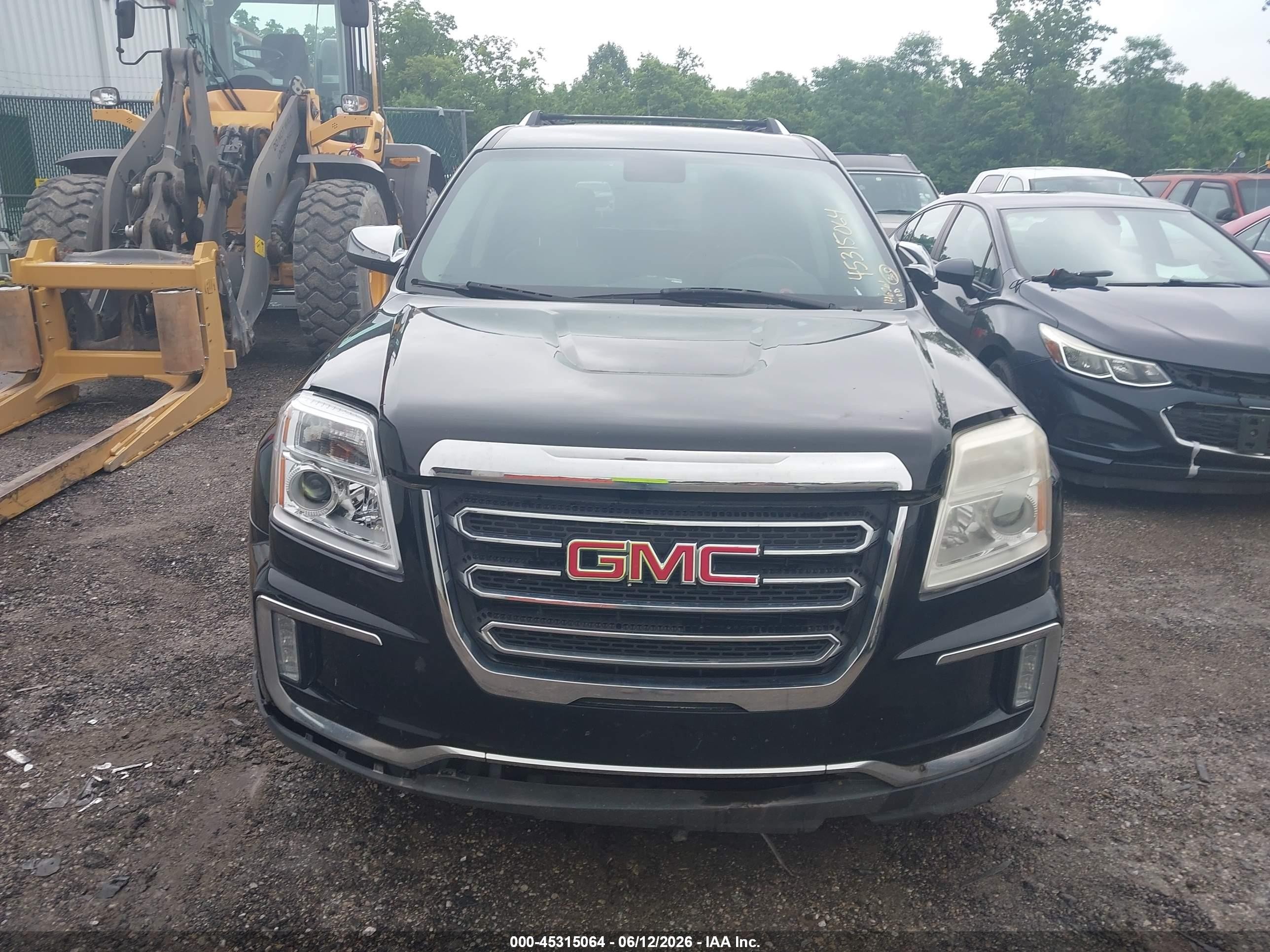 2017 Gmc Terrain Slt Black vin: 2GKFLUEK1H6300463