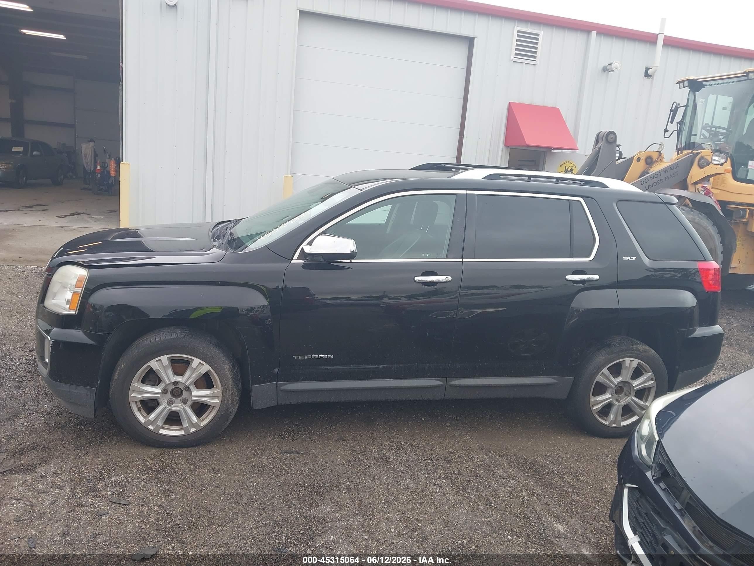 2017 Gmc Terrain Slt Black vin: 2GKFLUEK1H6300463