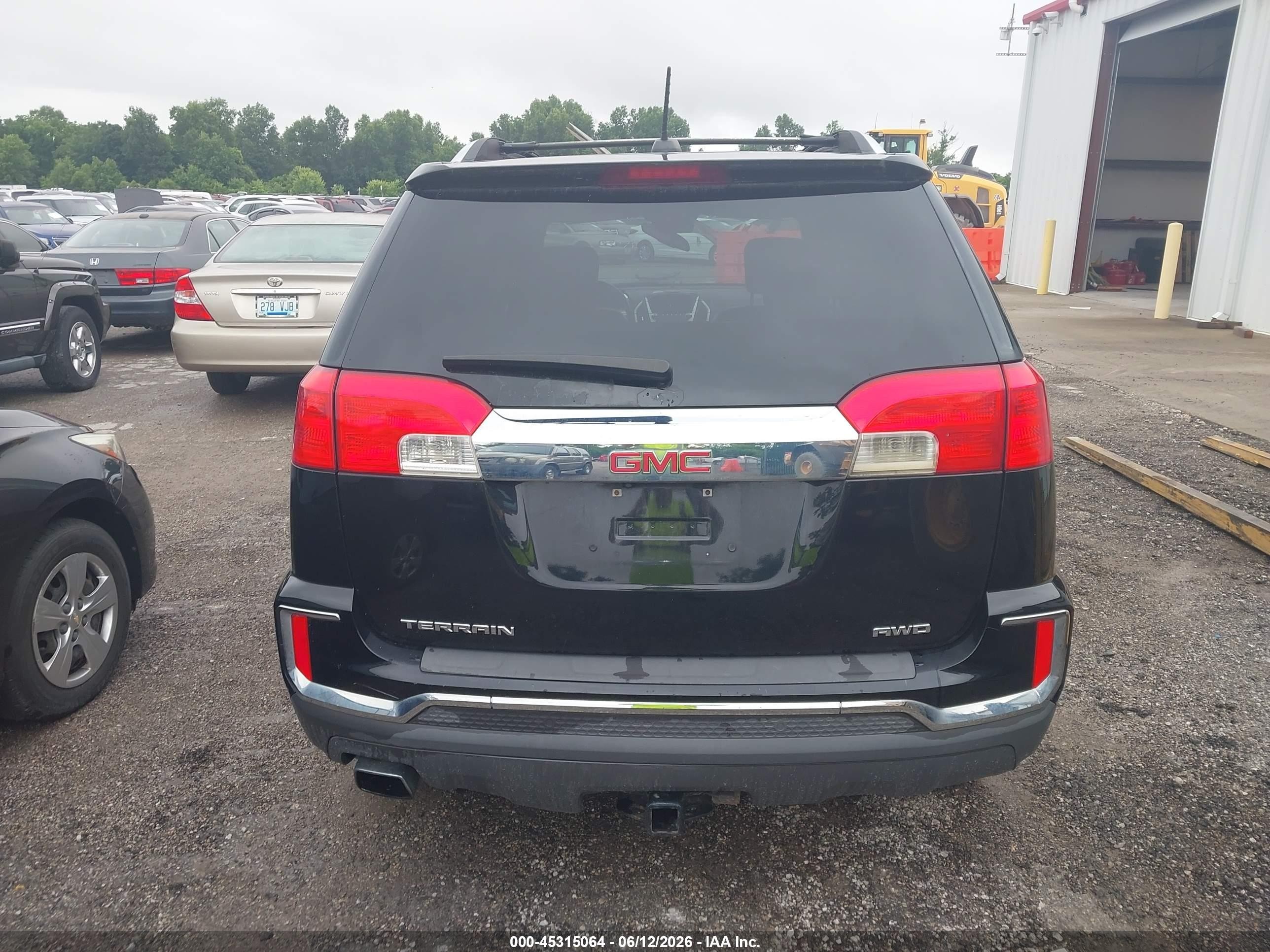 2017 Gmc Terrain Slt Black vin: 2GKFLUEK1H6300463