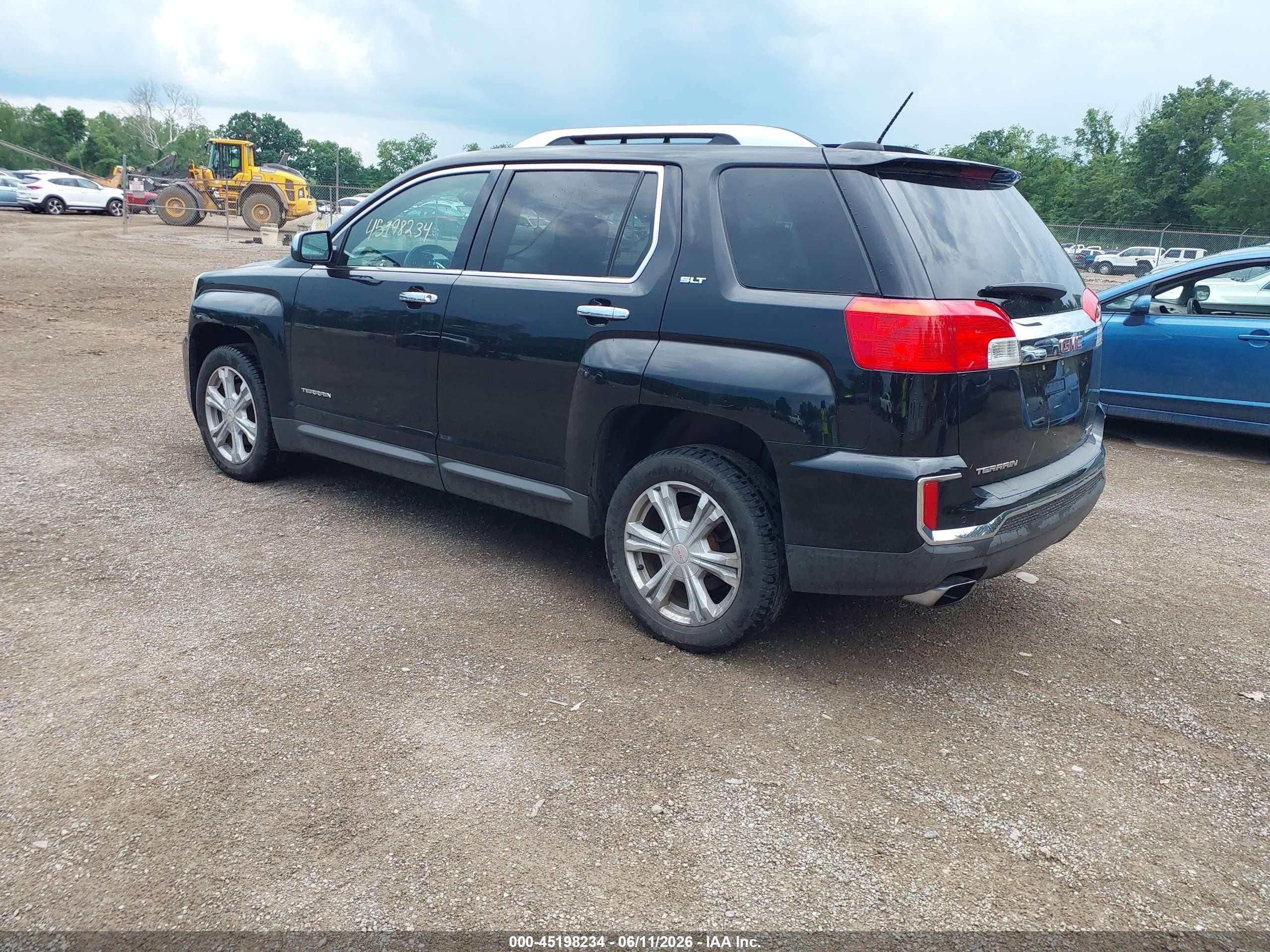 2016 Gmc Terrain Slt Black vin: 2GKFLUEK2G6268511