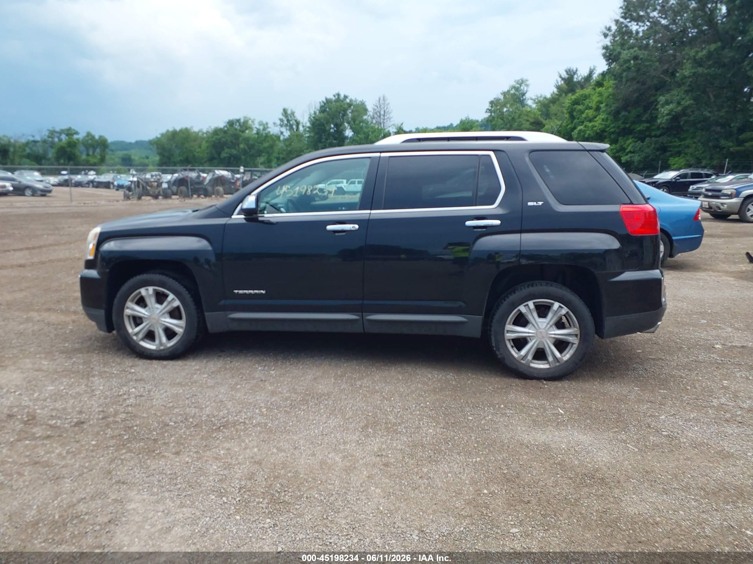 2016 Gmc Terrain Slt Black vin: 2GKFLUEK2G6268511