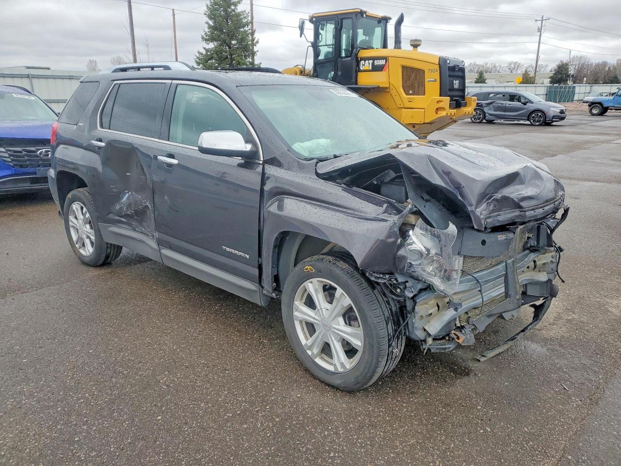 2016 Gmc Terrain Slt Gray vin: 2GKFLUEK6G6205847