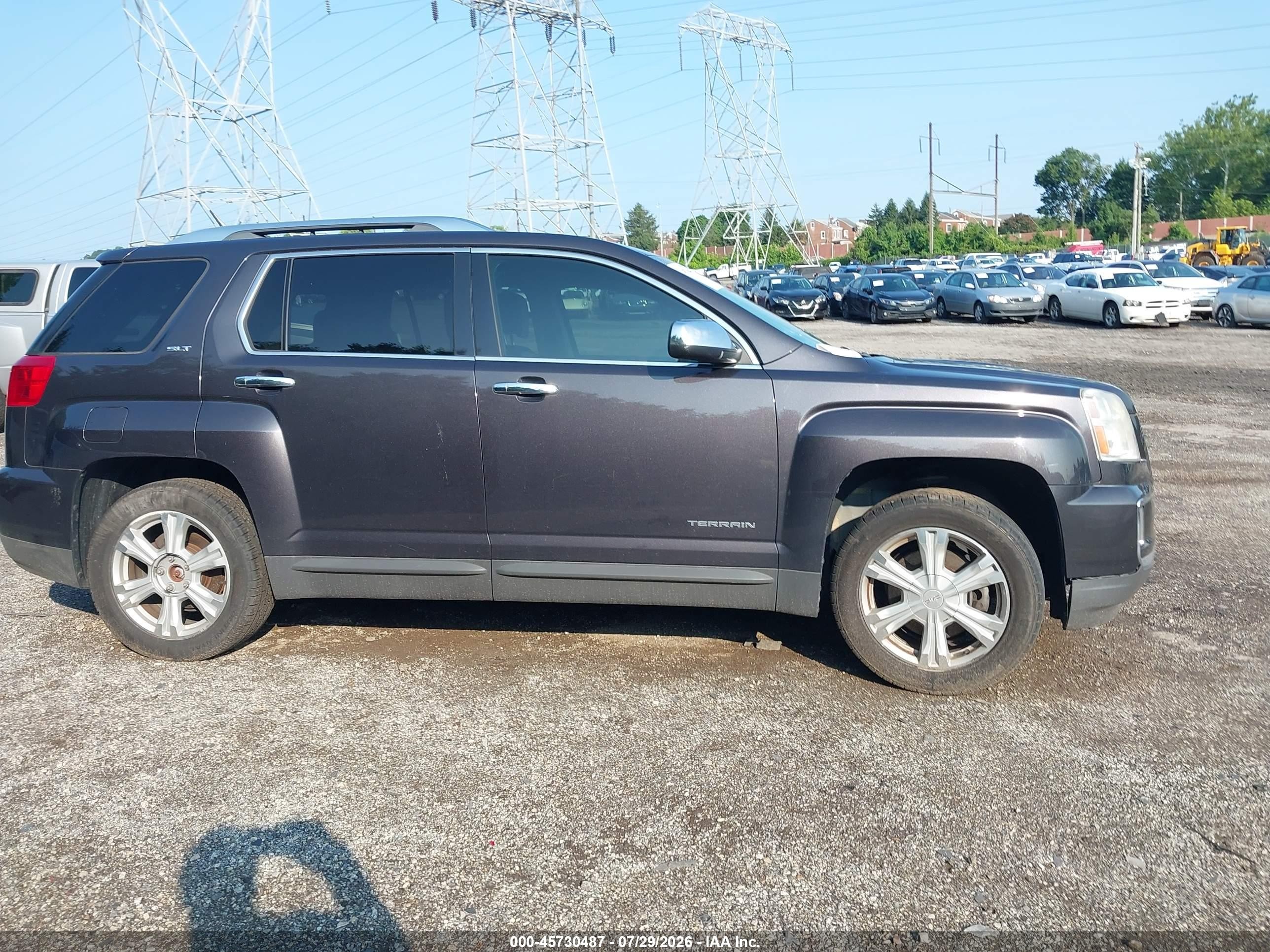2016 Gmc Terrain Slt Black vin: 2GKFLUEK8G6211200