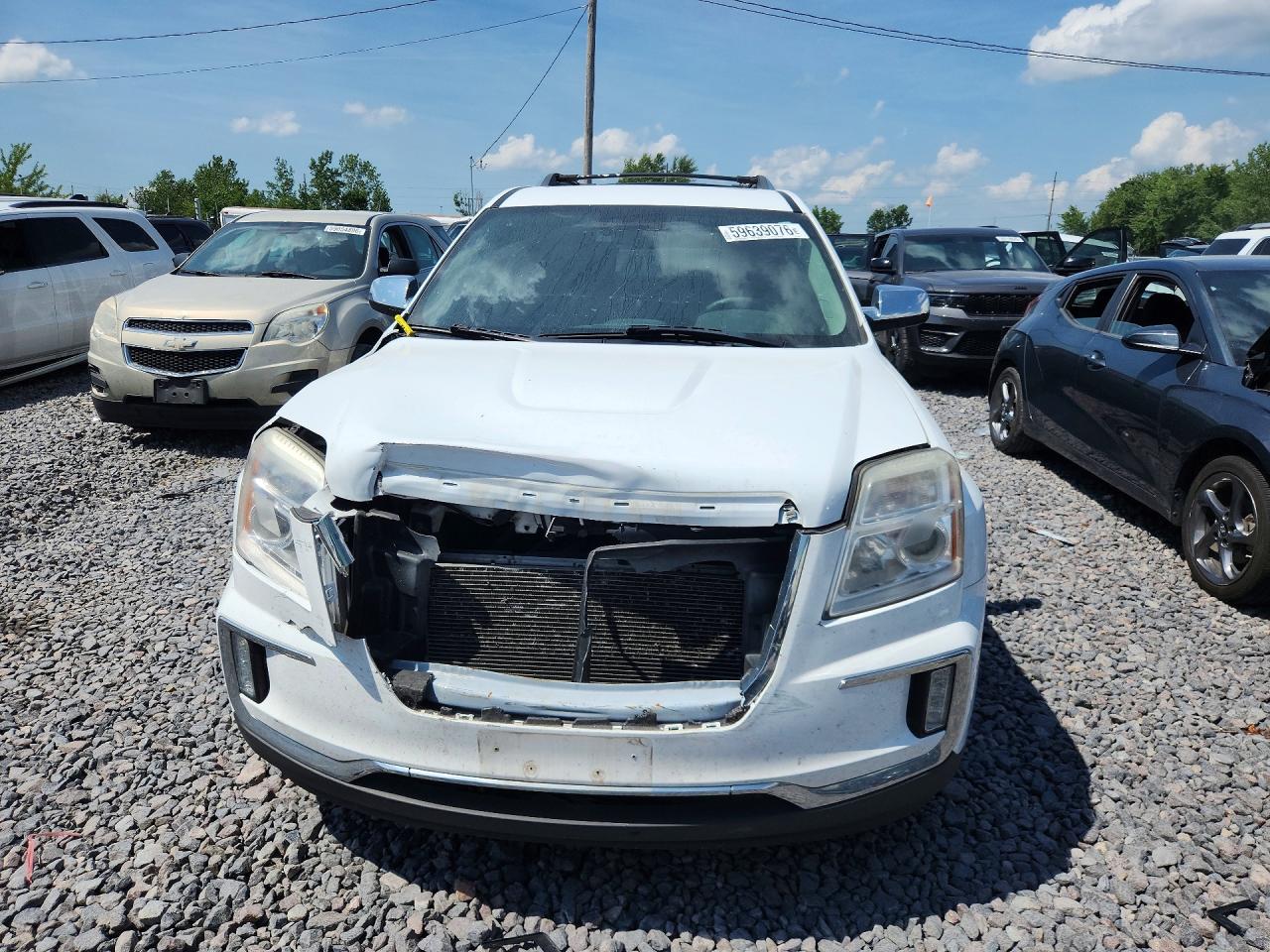 2017 Gmc Terrain Slt Белый vin: 2GKFLUEKXH6329203