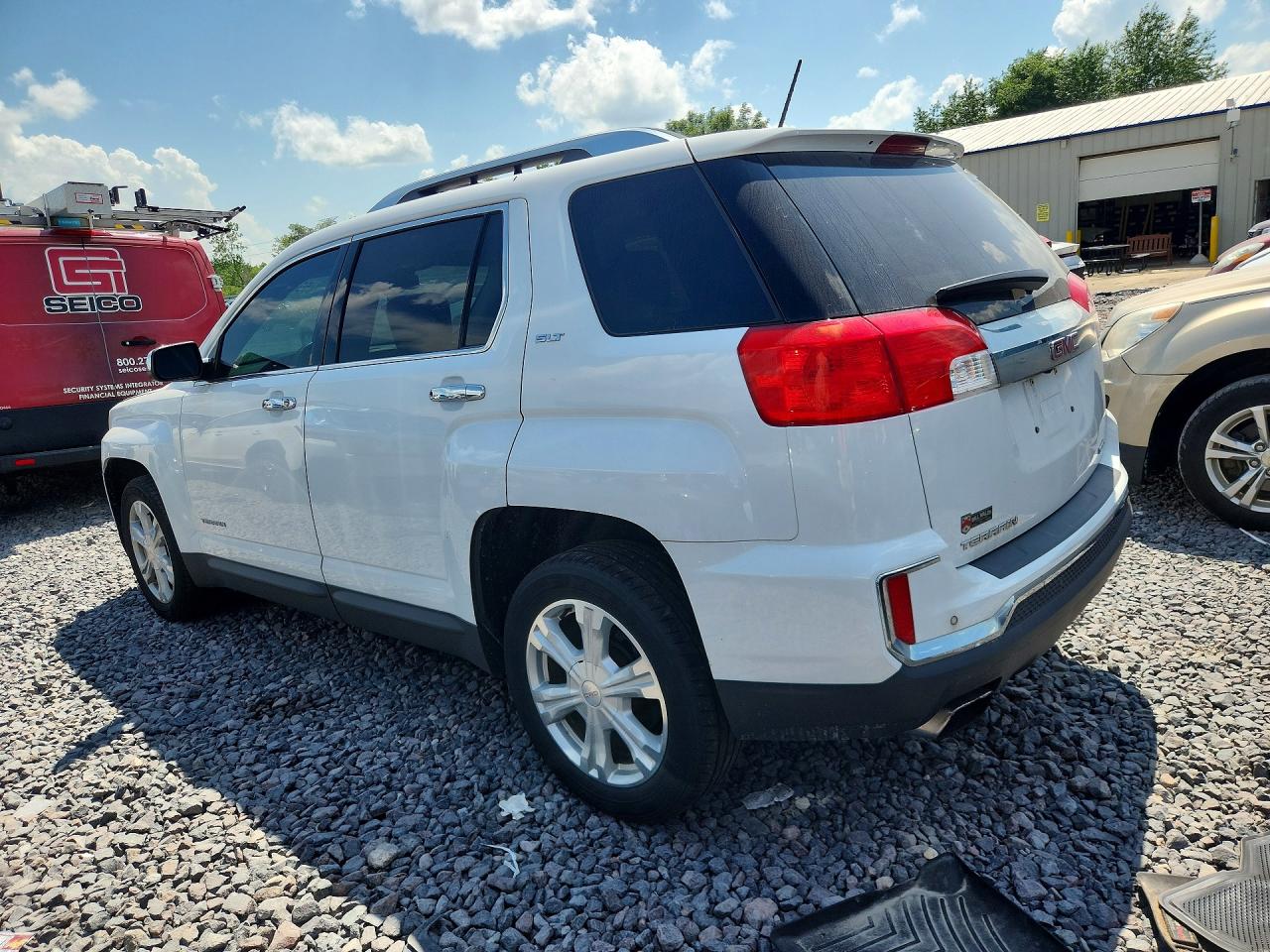 2017 Gmc Terrain Slt Белый vin: 2GKFLUEKXH6329203