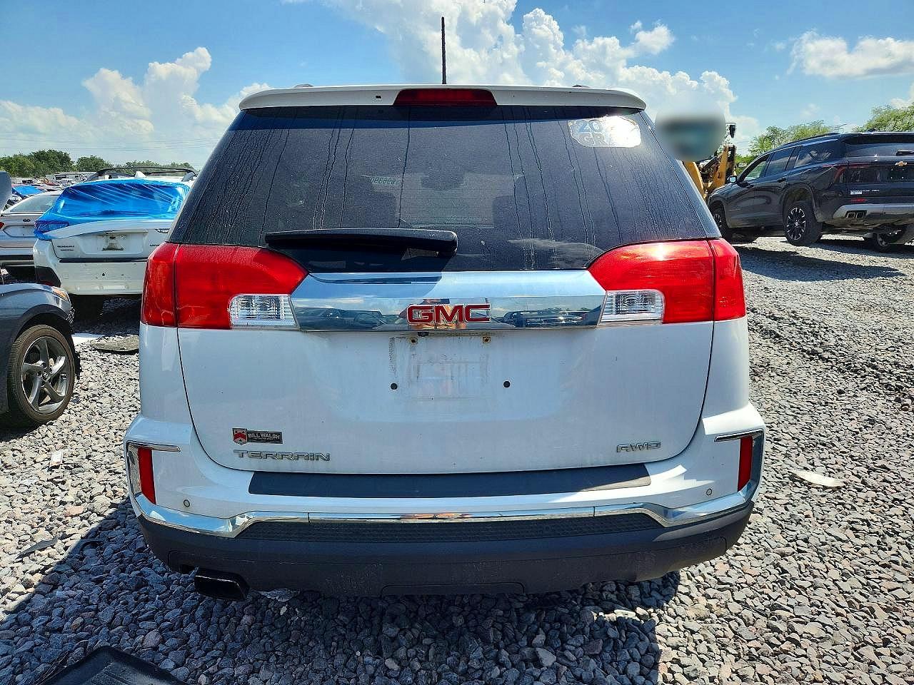 2017 Gmc Terrain Slt Белый vin: 2GKFLUEKXH6329203