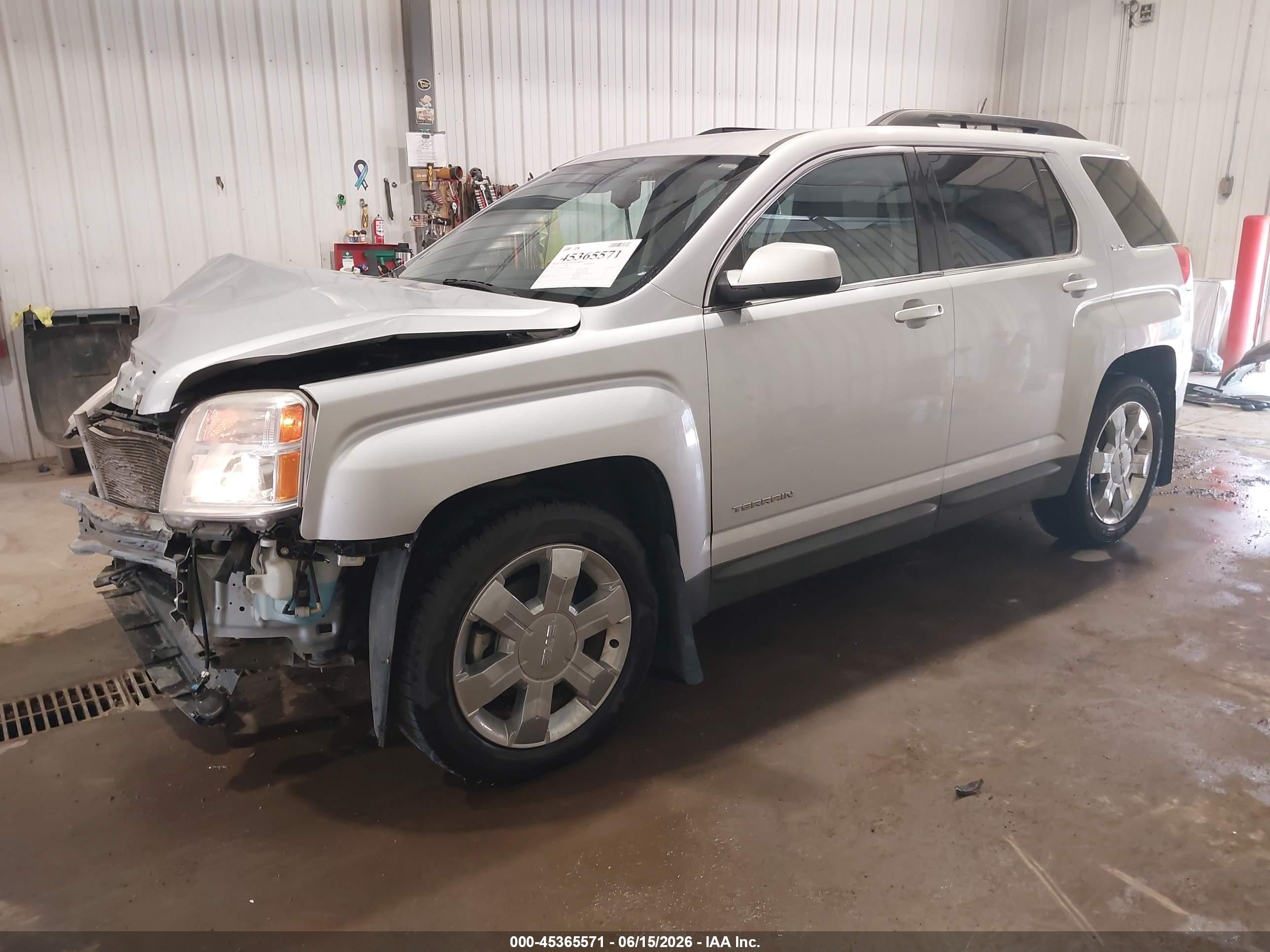 2013 Gmc Terrain Slt-1 Gray vin: 2GKFLVE30D6196010