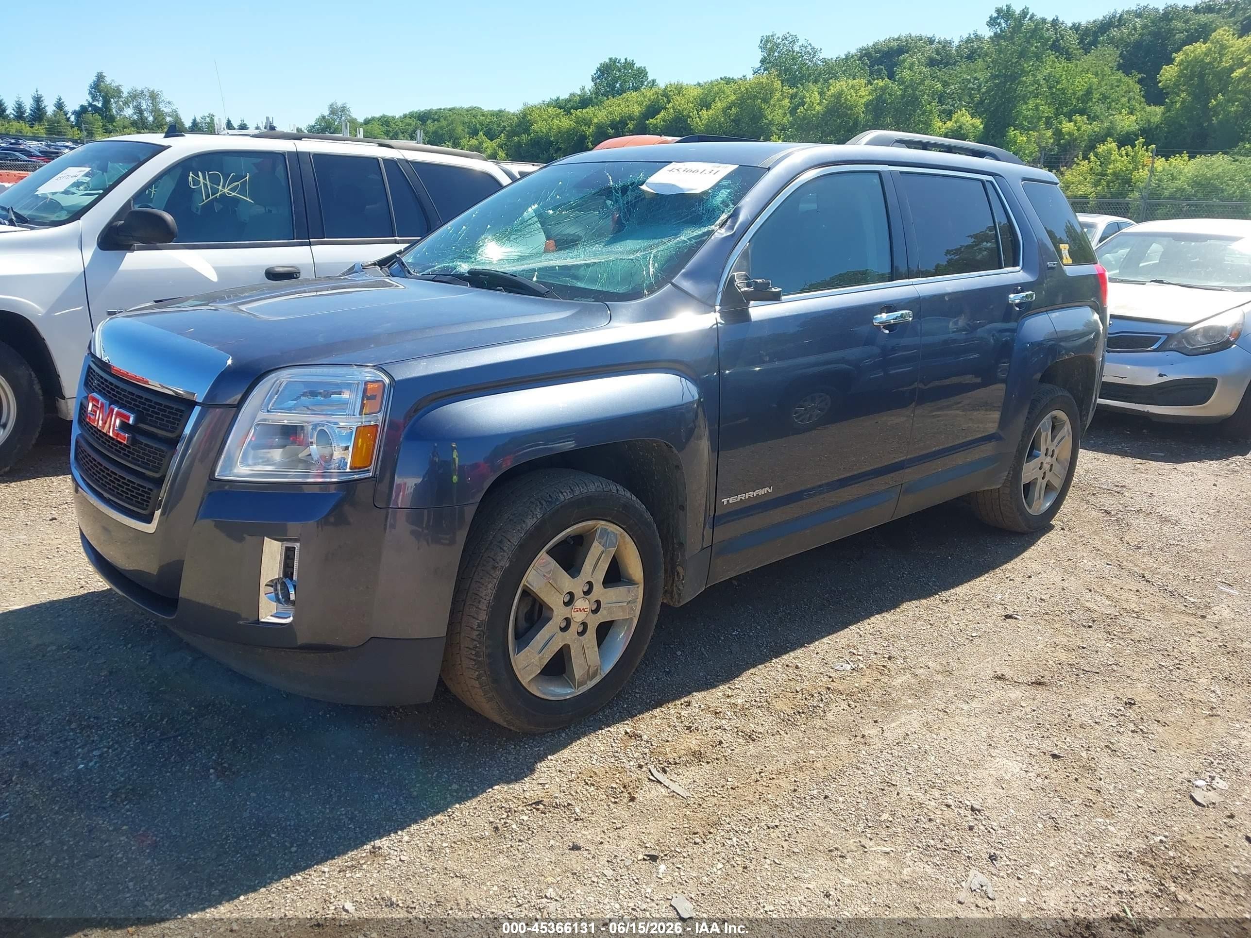 2013 Gmc Terrain Slt-1 Синий vin: 2GKFLVE33D6165740