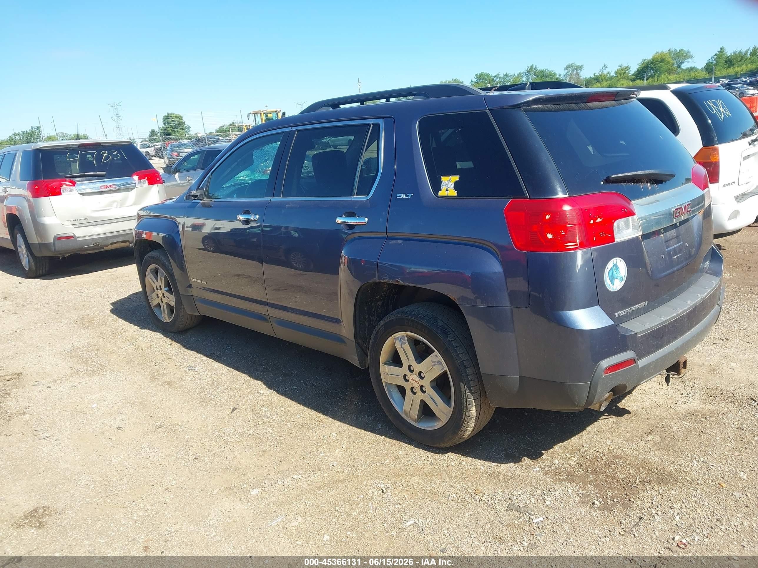 2013 Gmc Terrain Slt-1 Синий vin: 2GKFLVE33D6165740