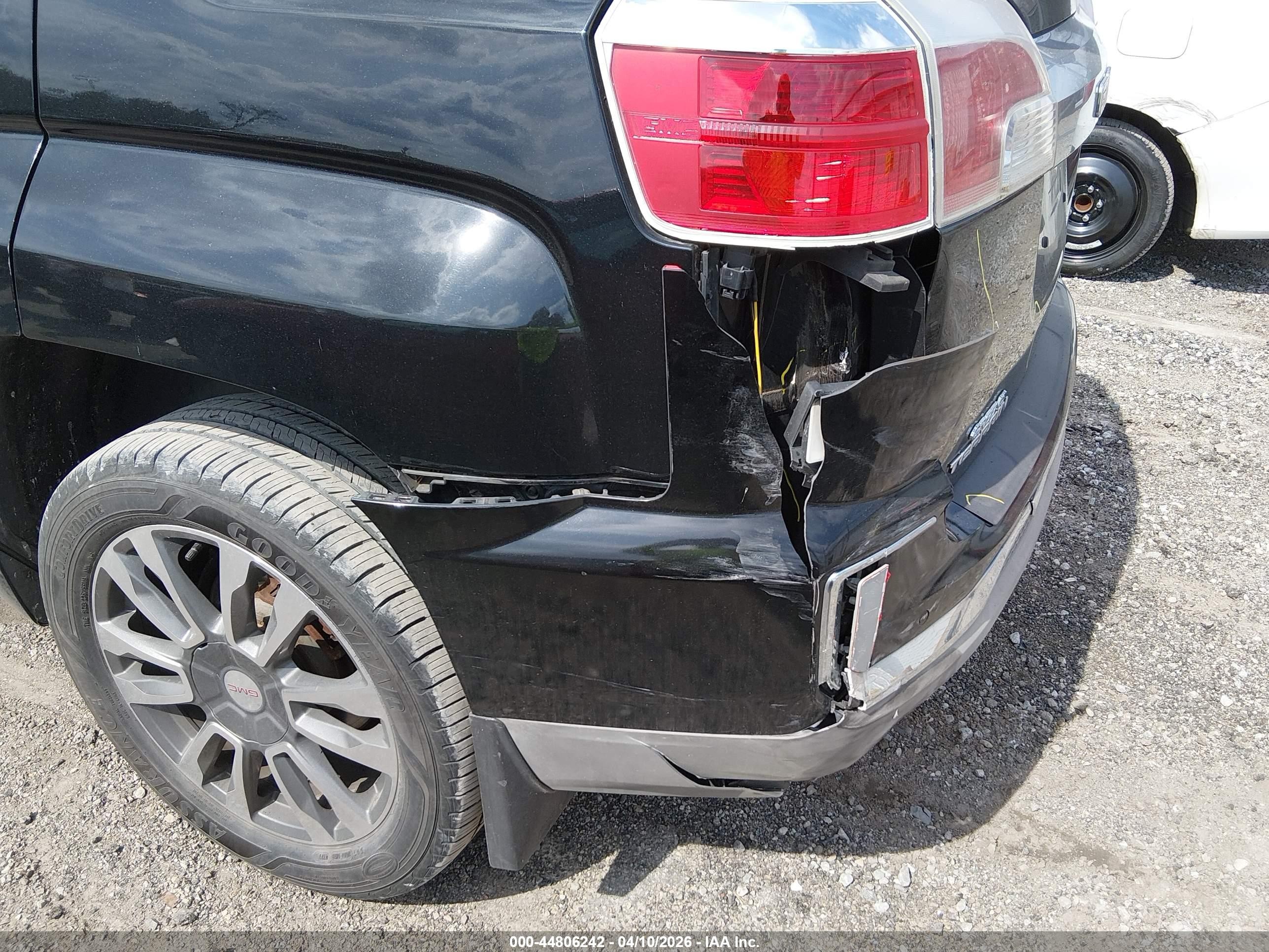 2016 Gmc Terrain Denali Черный vin: 2GKFLVE34G6160065