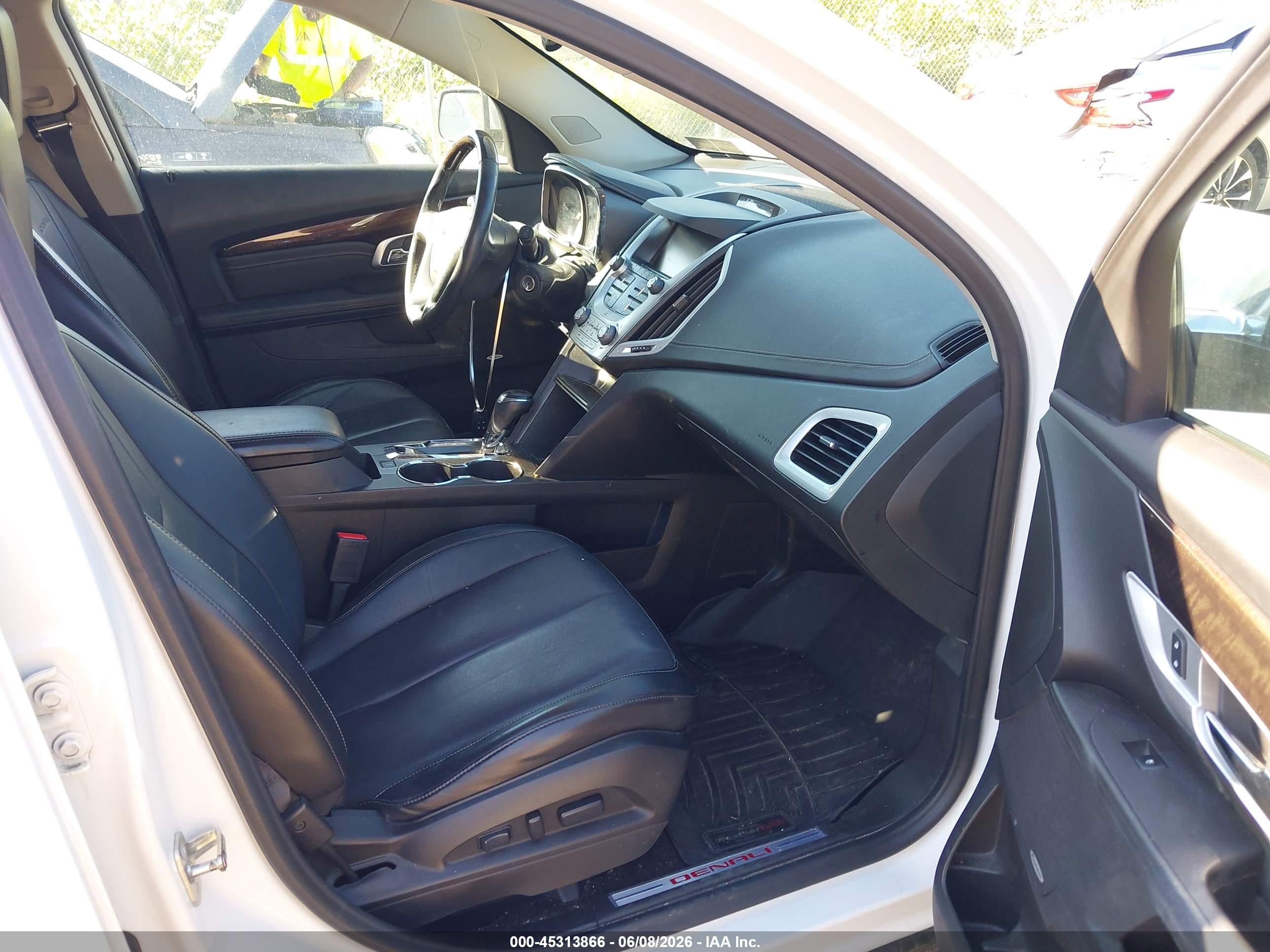 2017 Gmc Terrain Denali Белый vin: 2GKFLVE34H6150136